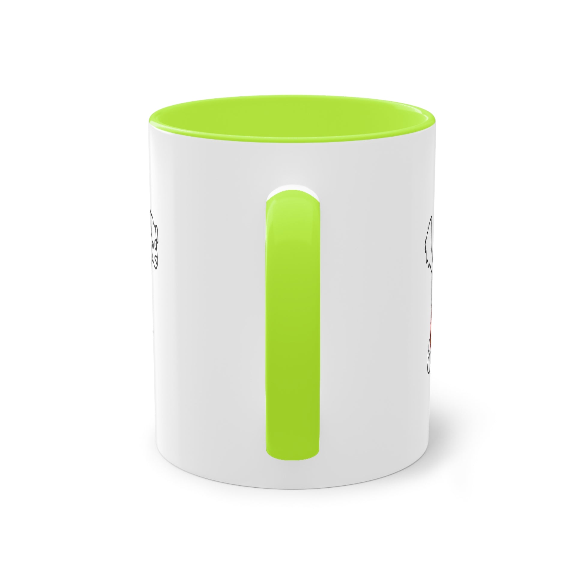 Two Tone Mug - Doggy Rainbow Factory - ALIQUOS