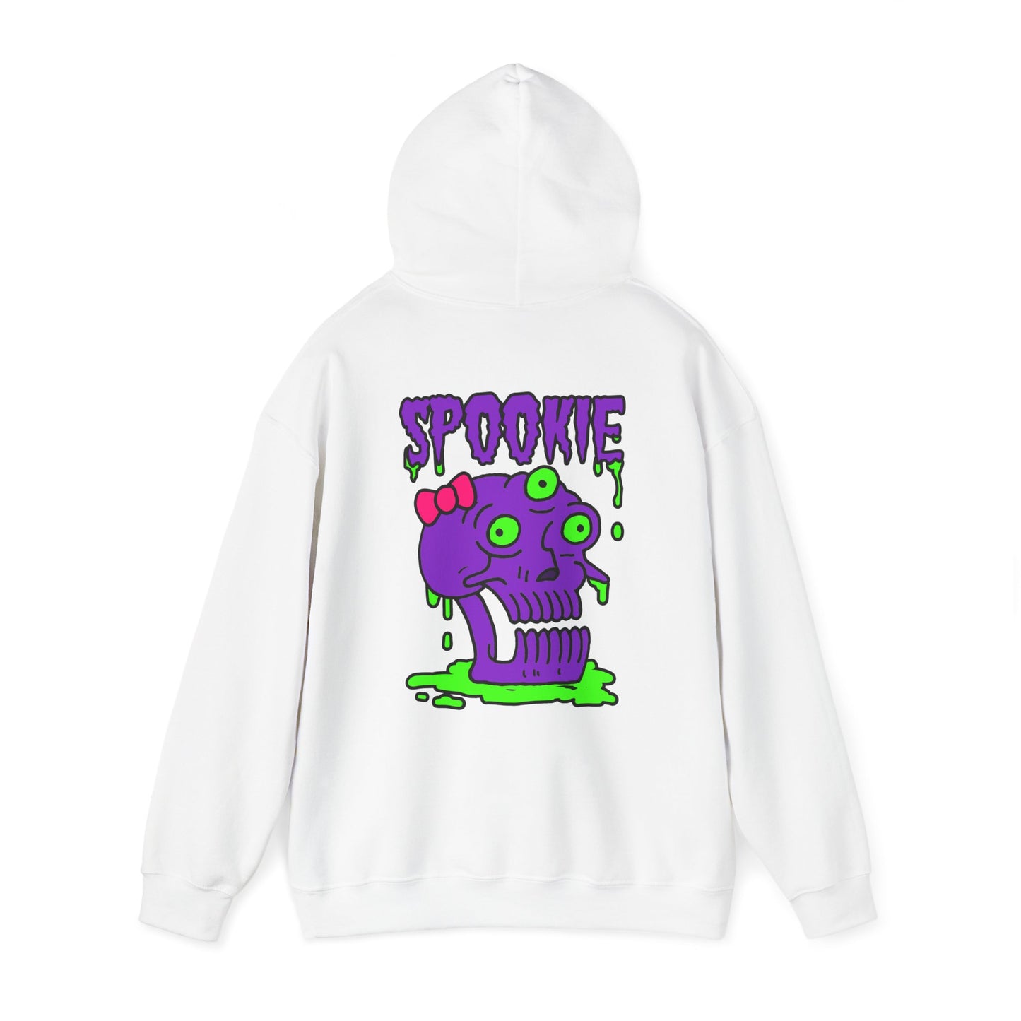 Unisex Hooded Sweatshirt -  Three-Eyed Skull 'Spookie' Design - ALIQUOS