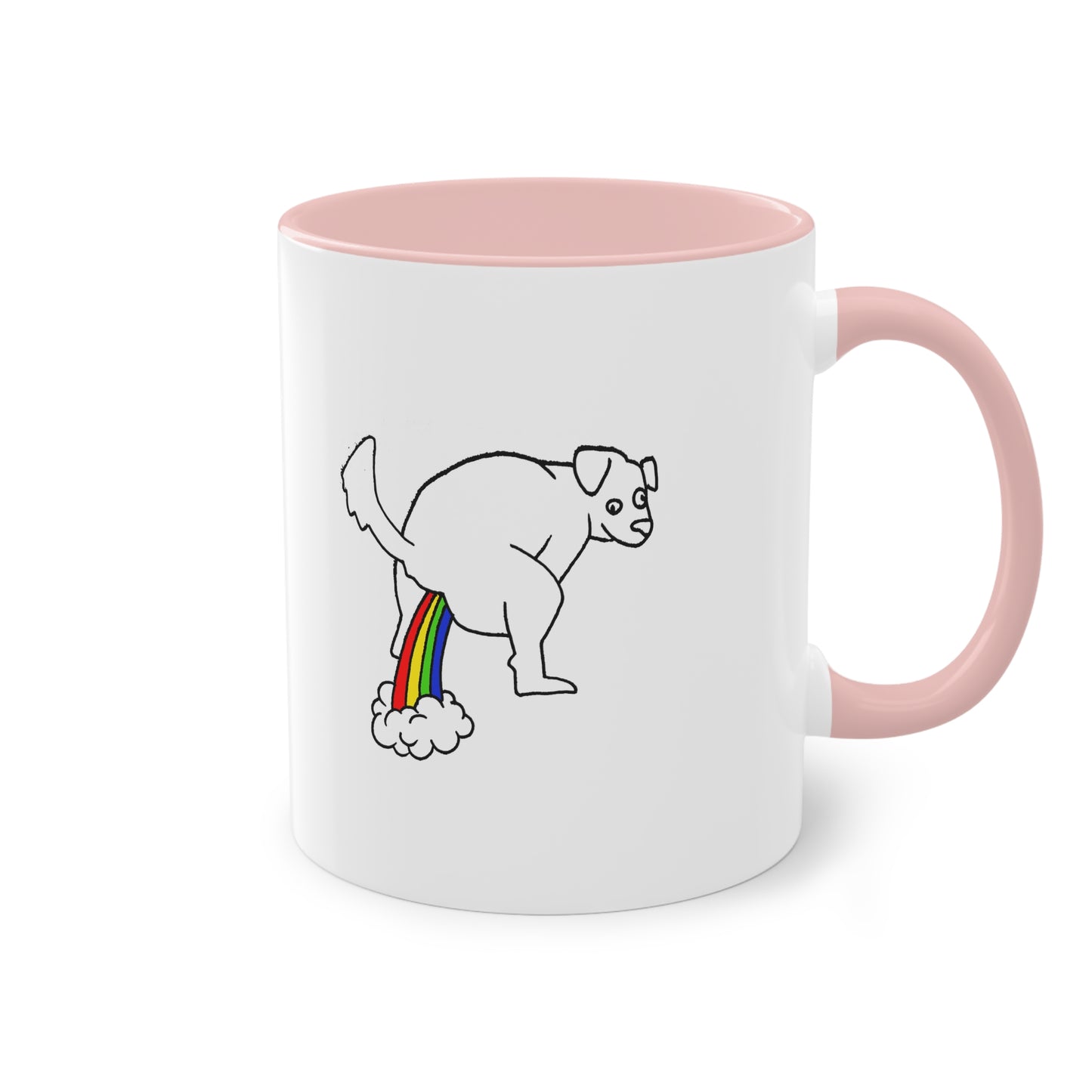 Two Tone Mug - Doggy Rainbow Factory - ALIQUOS