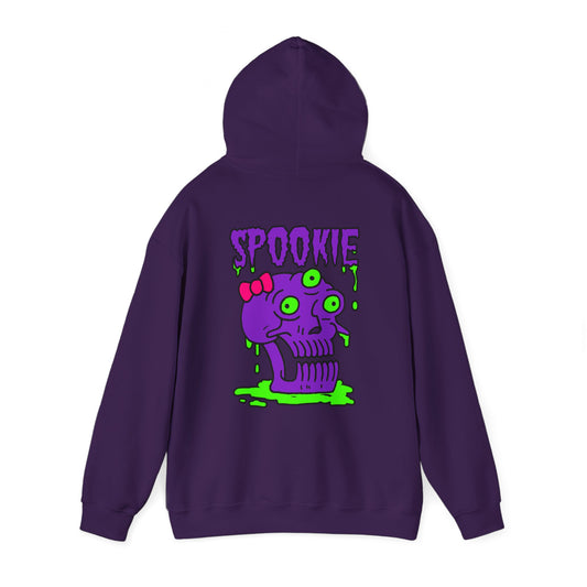 Unisex Hooded Sweatshirt -  Three-Eyed Skull 'Spookie' Design - ALIQUOS