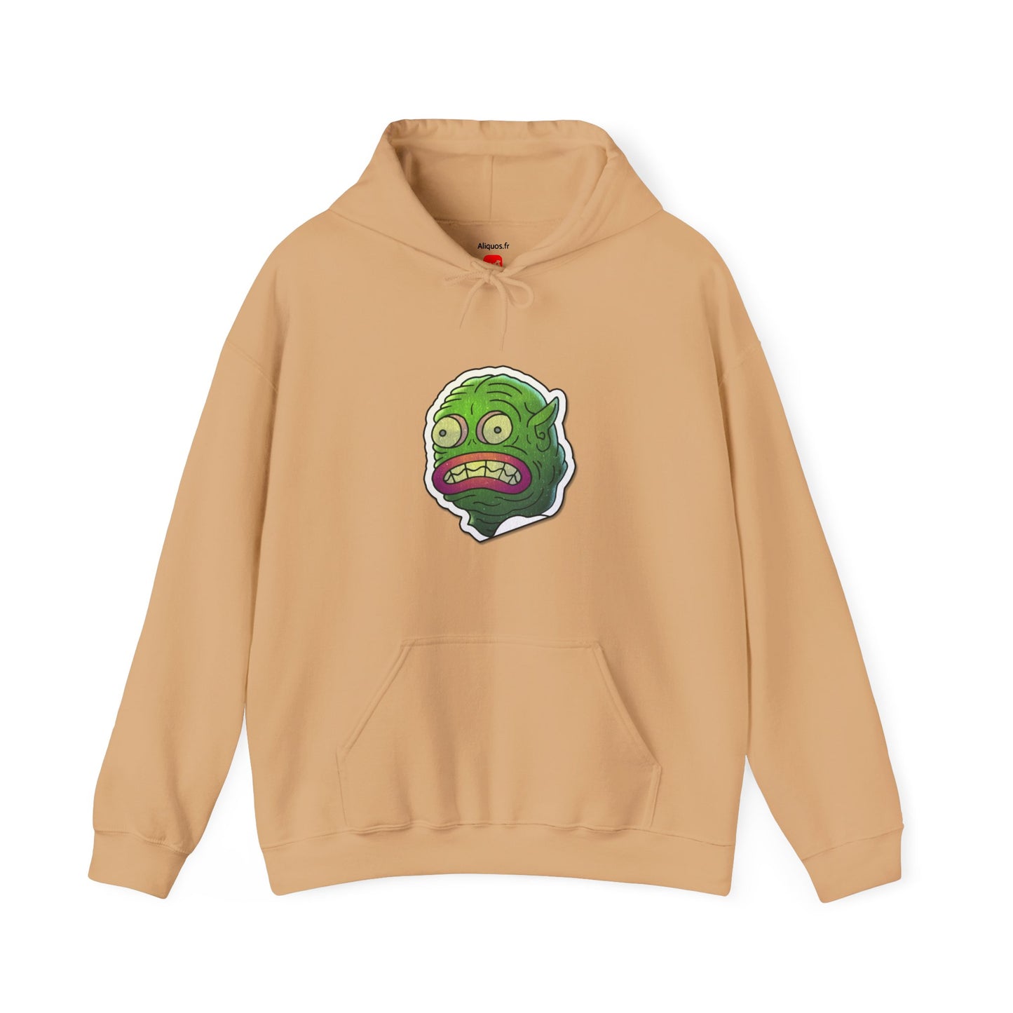 Unisex Hooded Sweatshirt - Water Monster Design - ALIQUOS