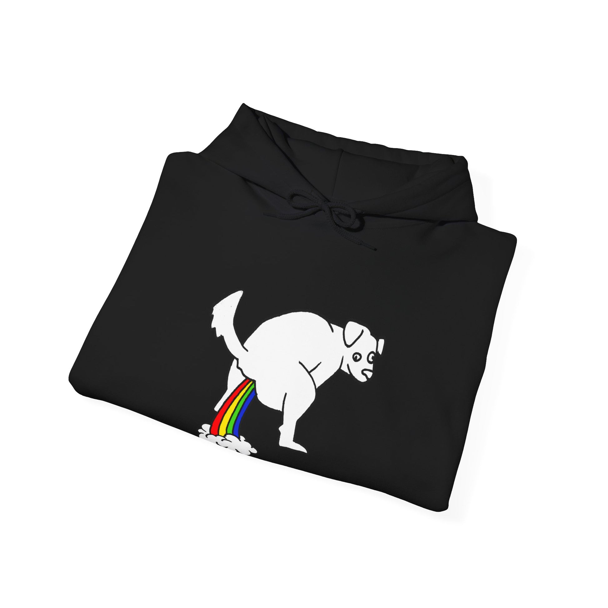 Unisex Hooded Sweatshirt -  Doggy Rainbow Factory - ALIQUOS