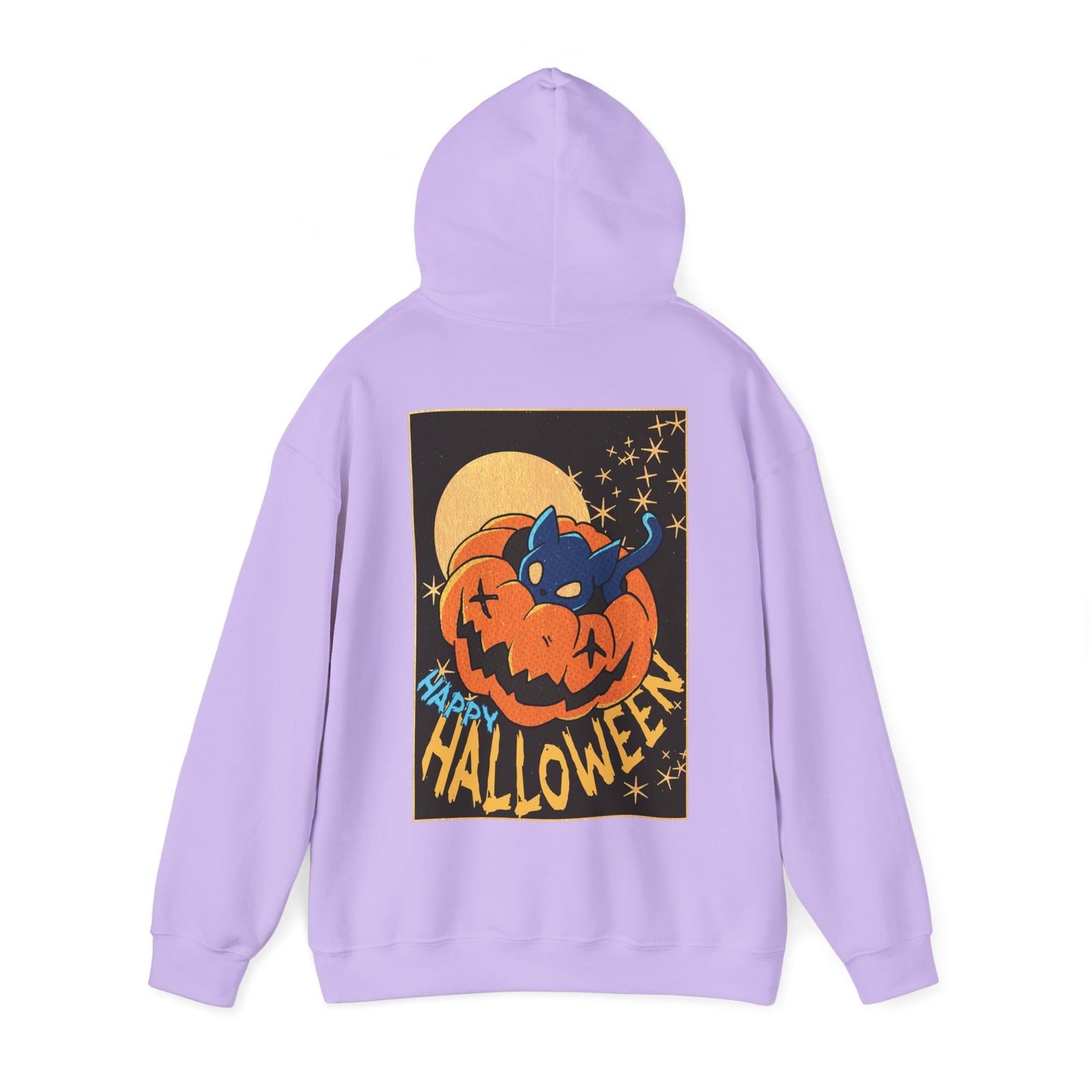 Sweat à capuche unisexe - Motif « Kitty Pumpkin » 
