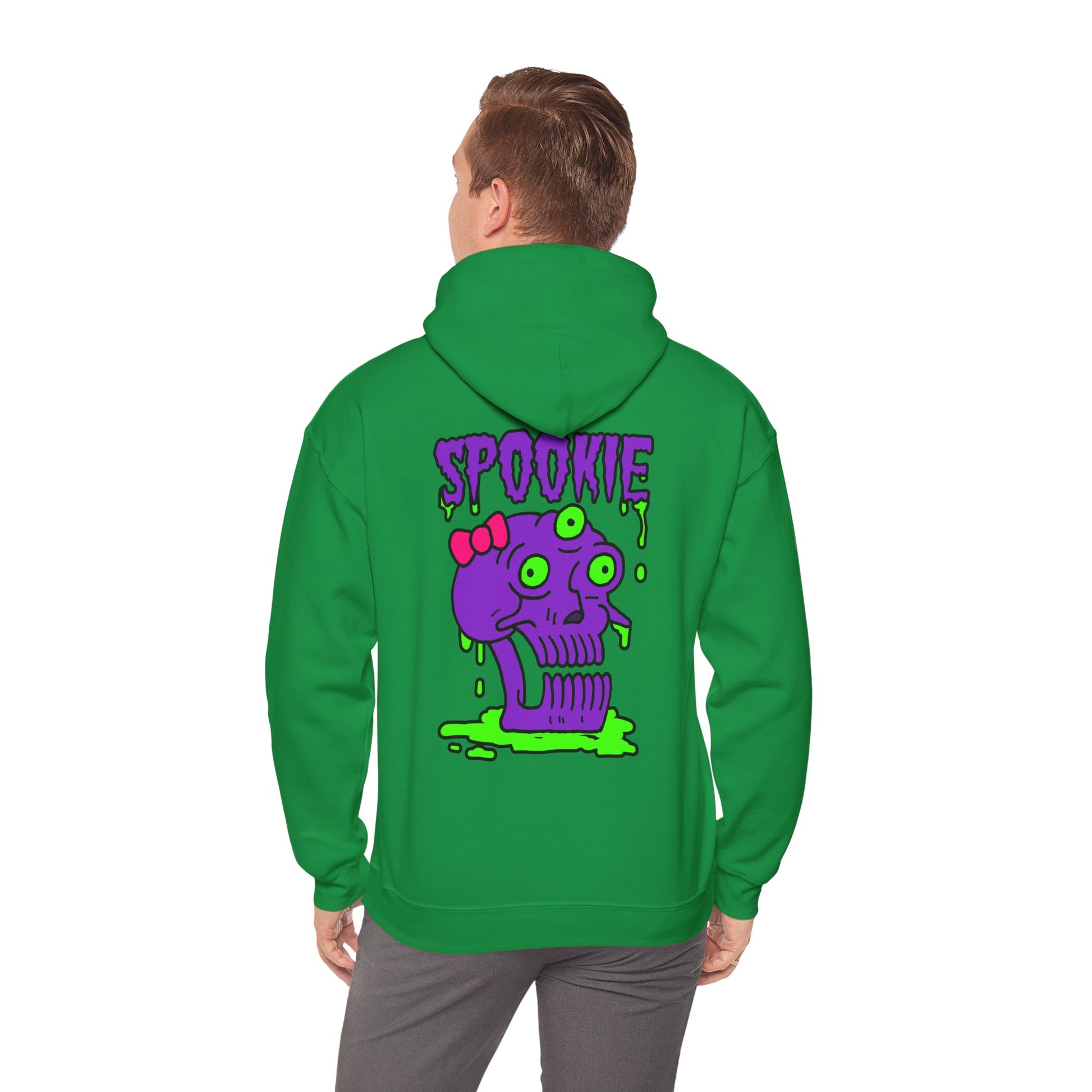 Unisex Hooded Sweatshirt -  Three-Eyed Skull 'Spookie' Design - ALIQUOS