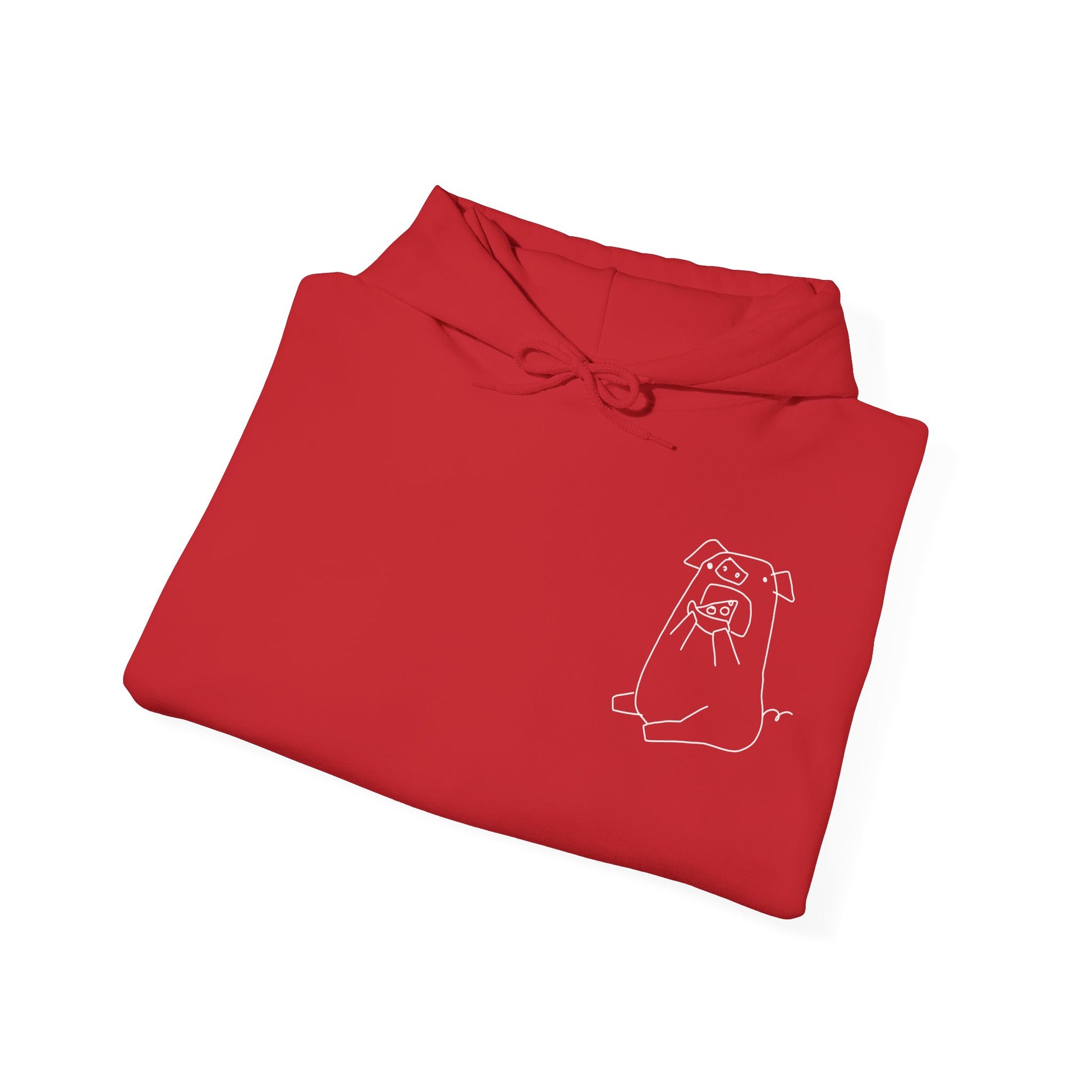 Pizza Piggy Unisex Hooded Sweatshirt - ALIQUOS