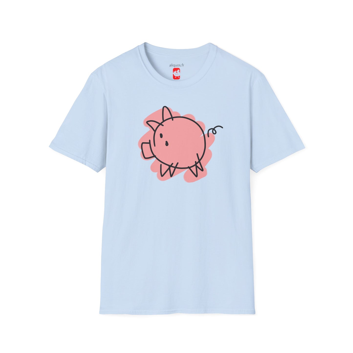 Unisex T-Shirt - Circle Piggy -  Aliquos