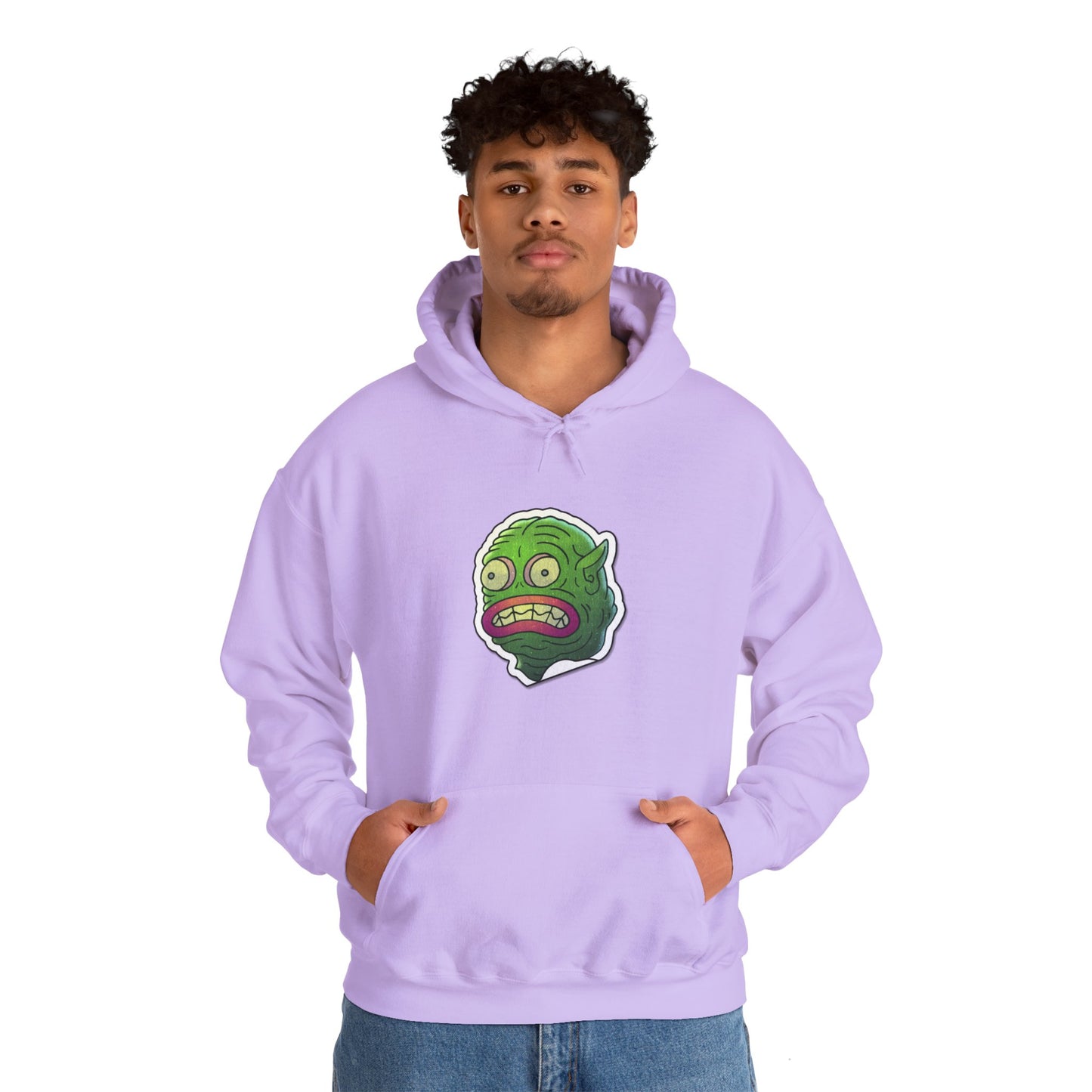 Unisex Hooded Sweatshirt - Water Monster Design - ALIQUOS