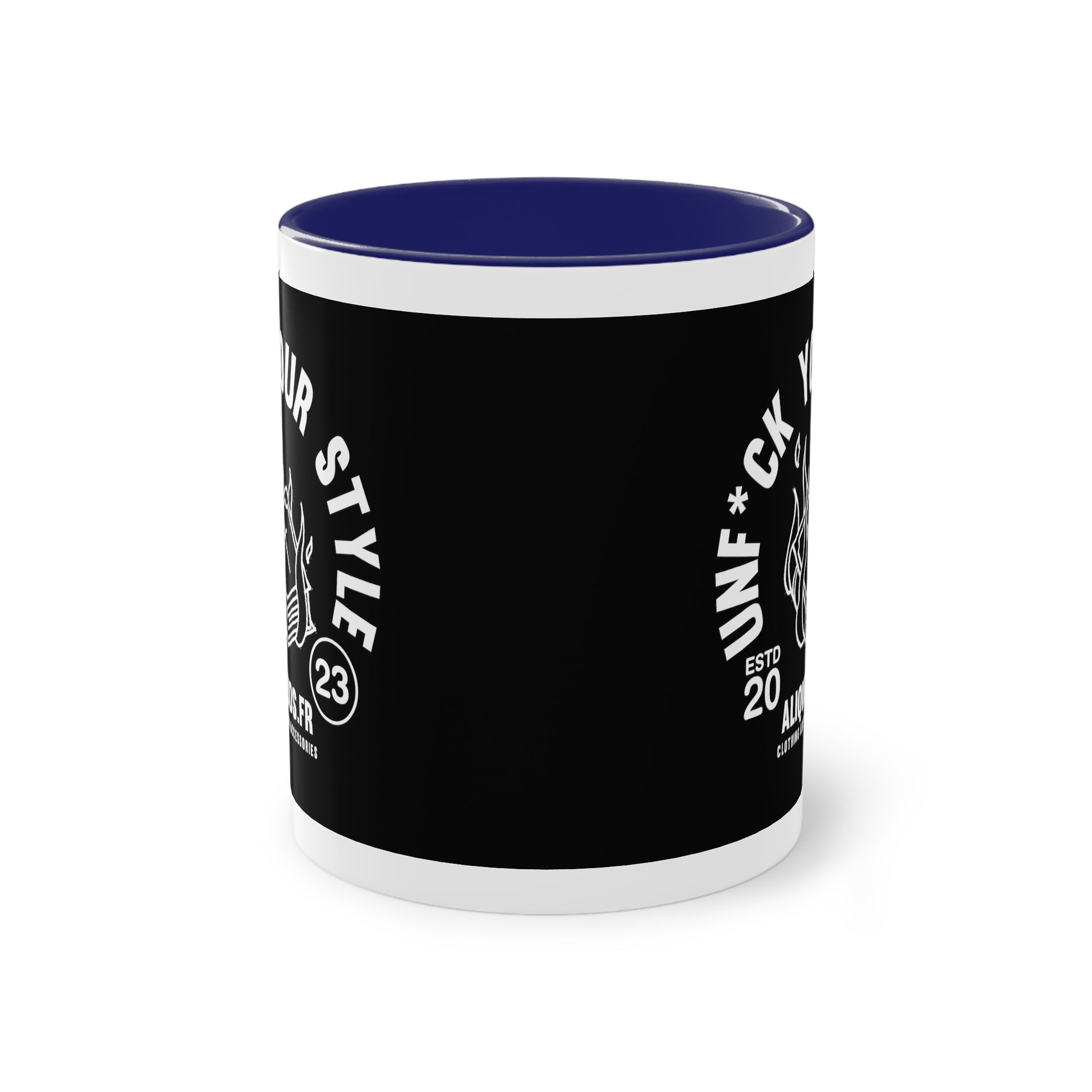Burning Book Two-Tone Coffee Mug, 11oz - ALIQUOS