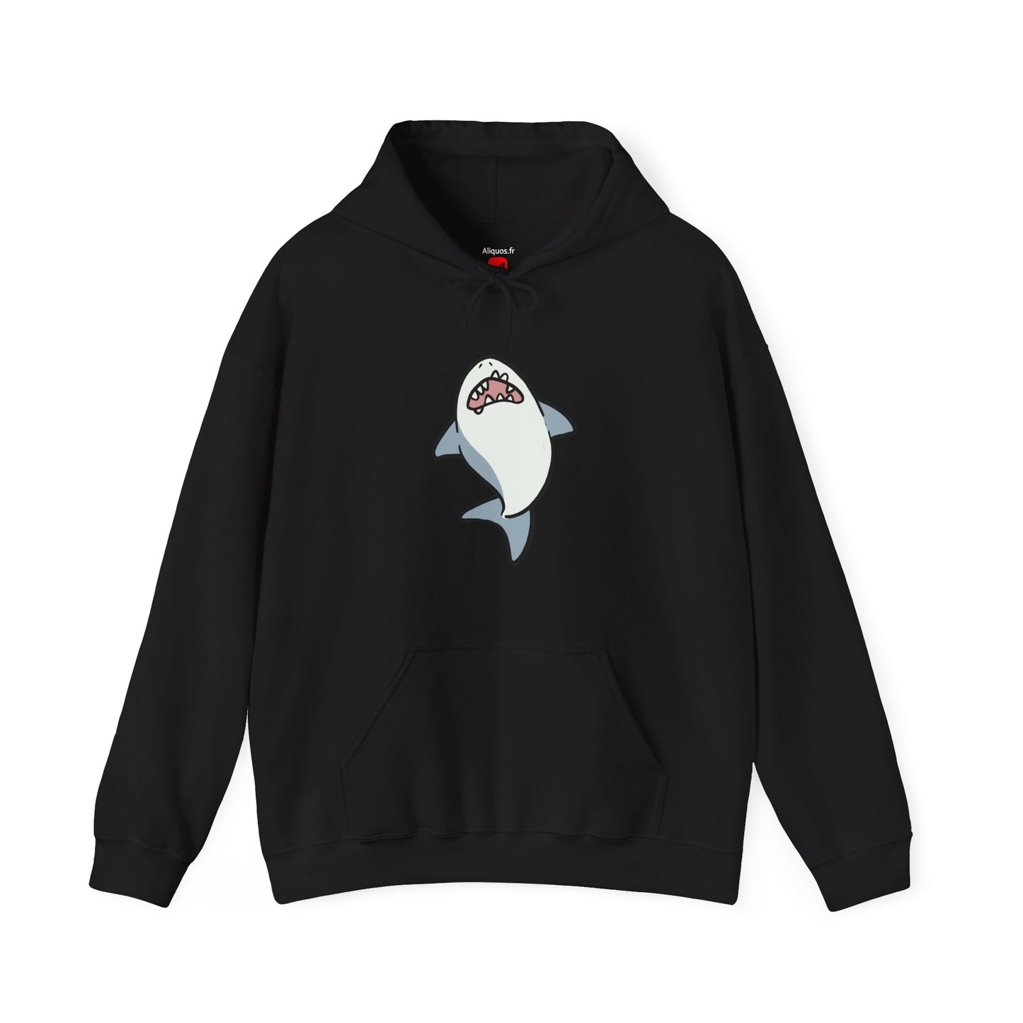 Sweat à capuche unisexe - Requin hurlant - Aliquos 