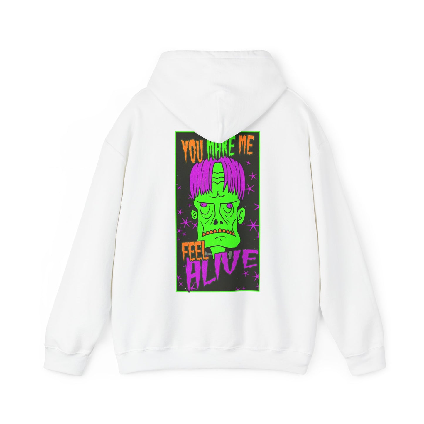Unisex Hooded Sweatshirt - Frankenstein Monster Design - ALIQUOS