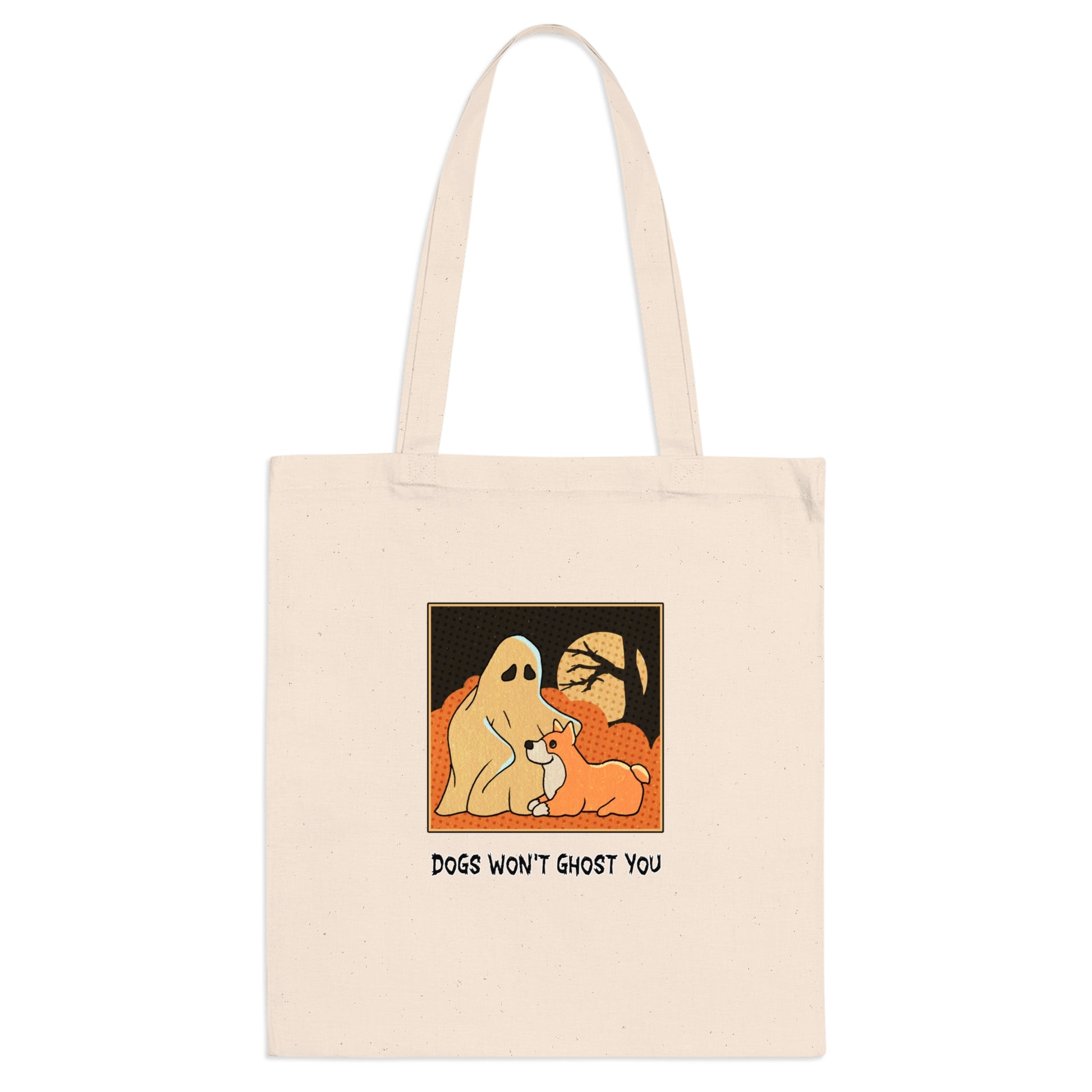 Tote Bag - 'Dogs Won't Ghost You' - ALIQUOS