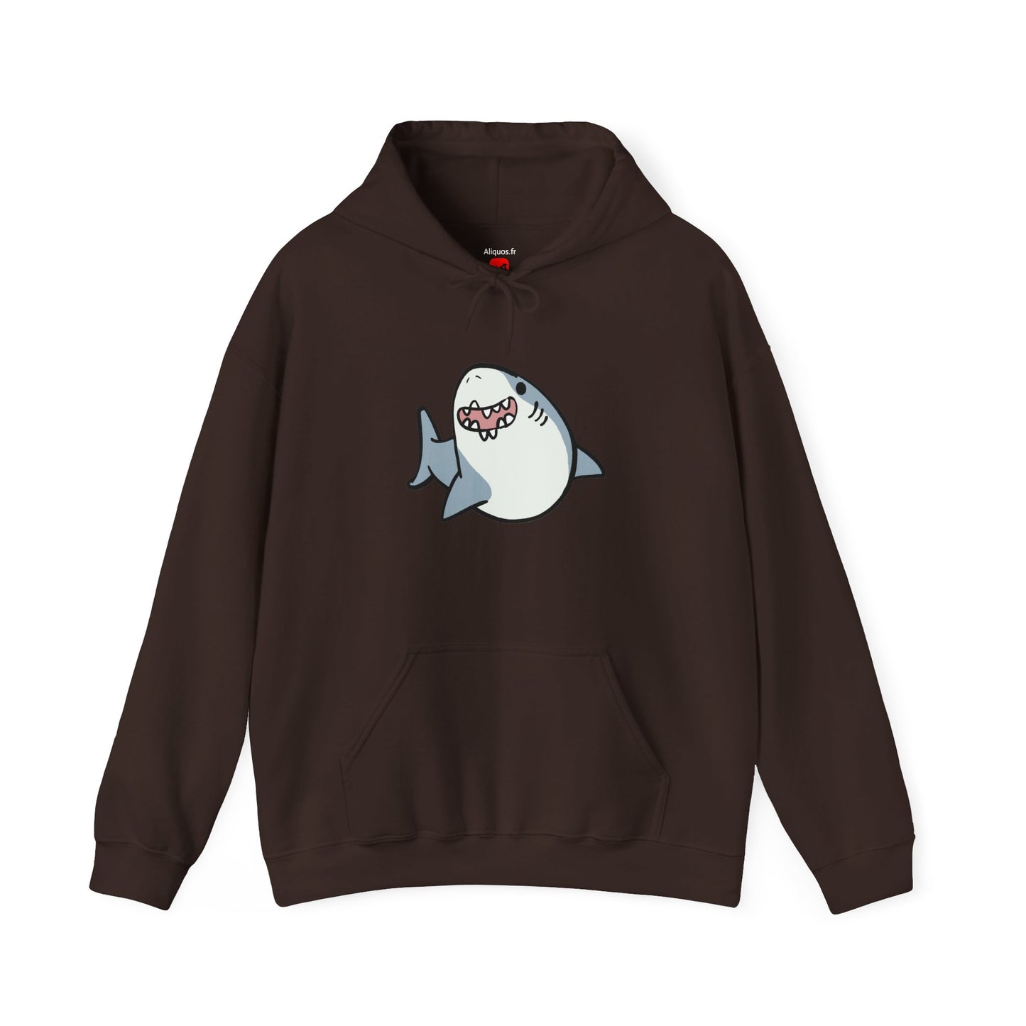 Sweat à capuche unisexe - Happy Shark - Aliquos 