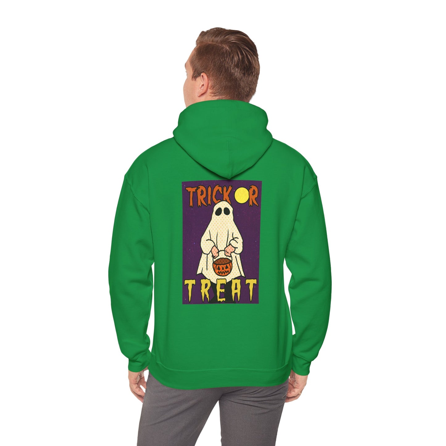 Sweat à capuche unisexe - Motif « Trick or Treat Ghost » 