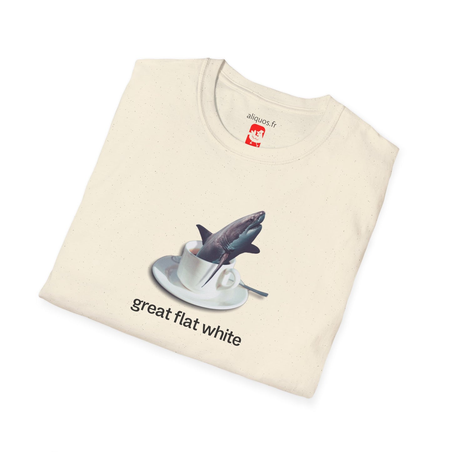 Unisex T-Shirt - Tolles Flat White - Aliquos 