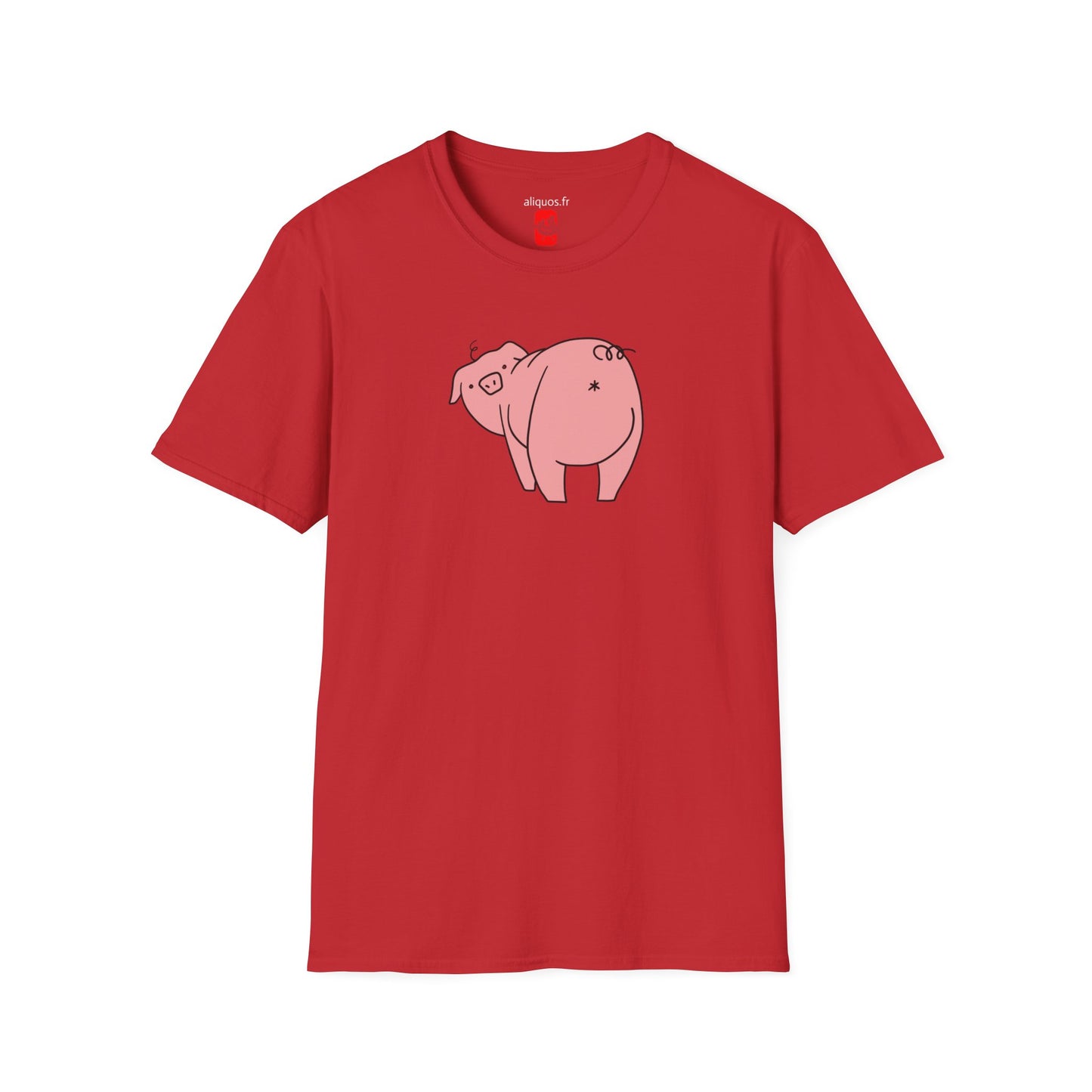 Piggy Rear Unisex Tee - ALIQUOS