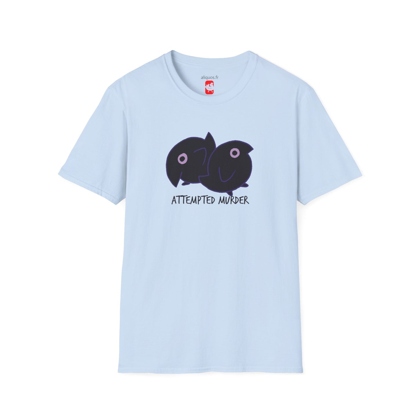 Unisex Tee - Attempted Murder Design - ALIQUOS