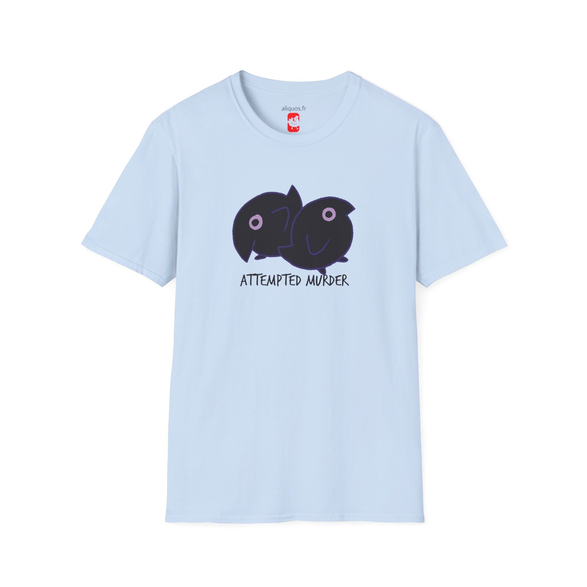Unisex Tee - Attempted Murder Design - ALIQUOS