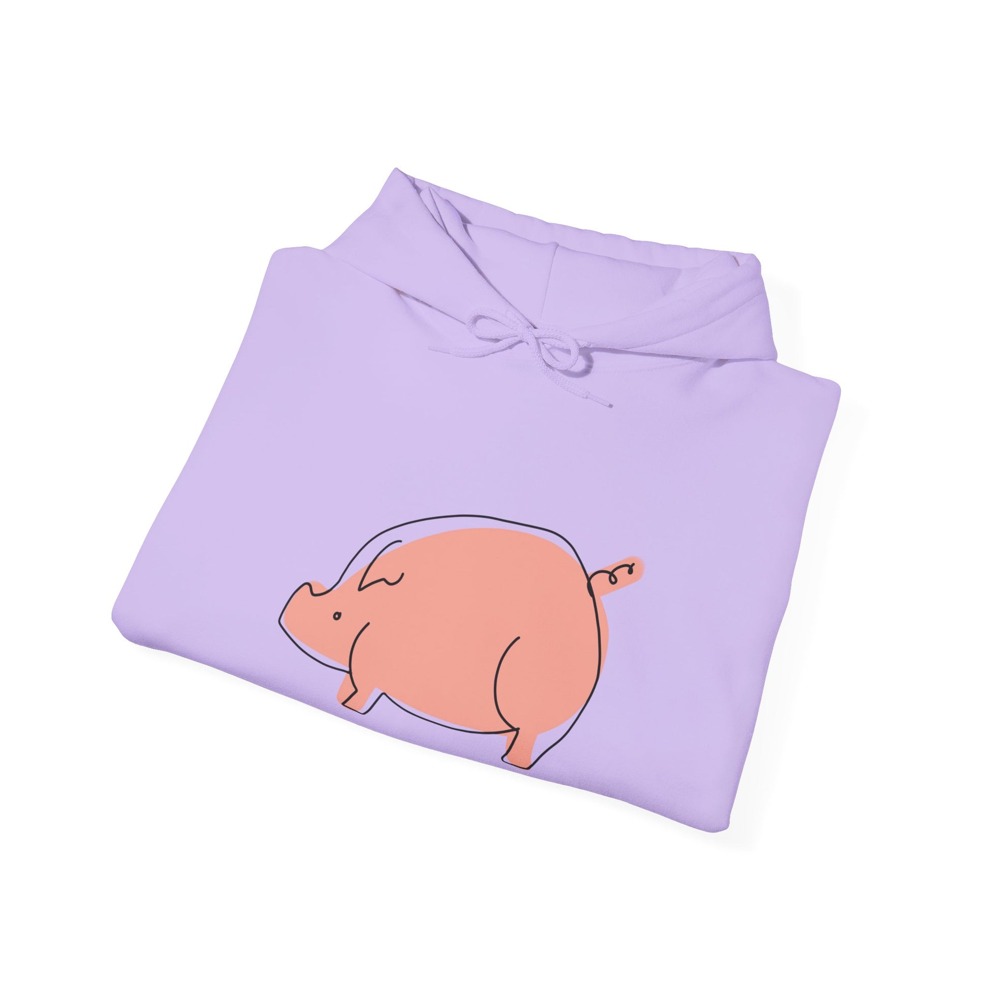 Chubby Piggy Unisex Hooded Sweatshirt - ALIQUOS