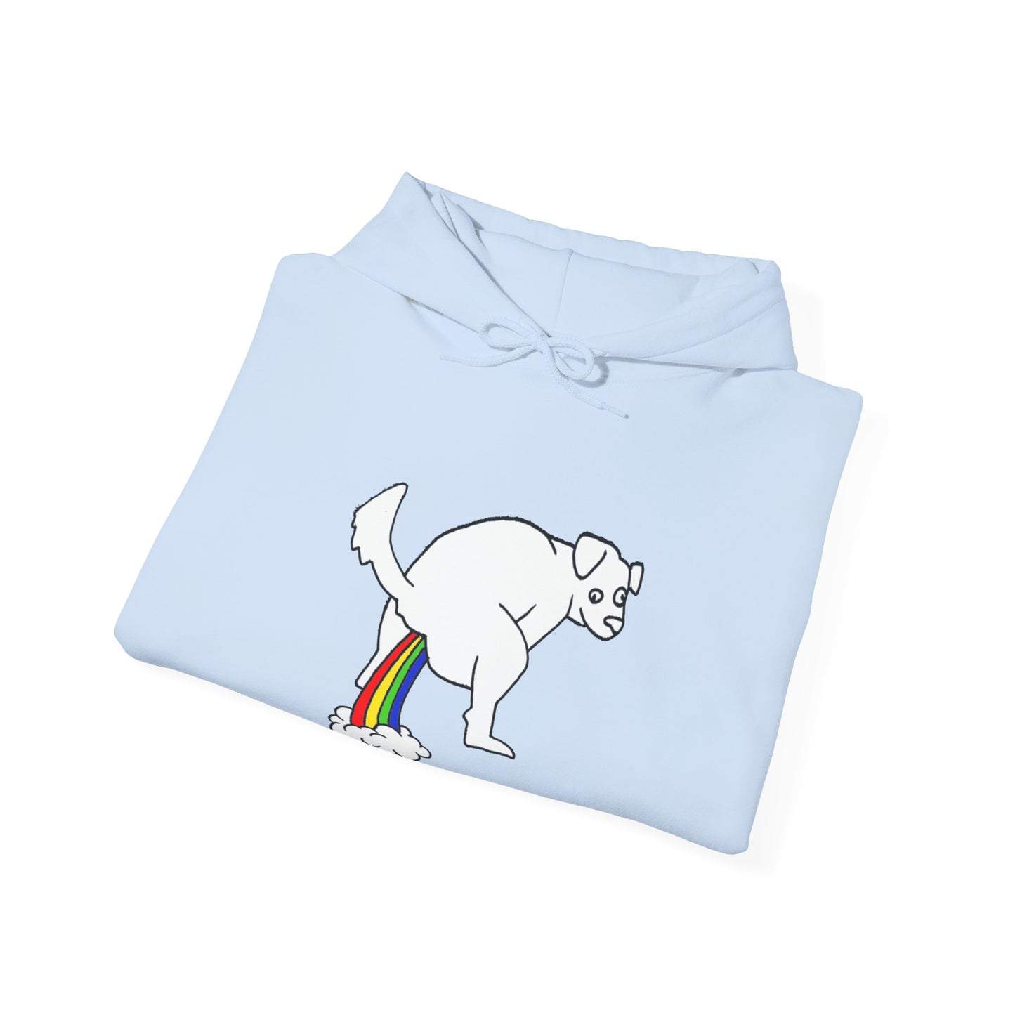 Unisex Hooded Sweatshirt -  Doggy Rainbow Factory - ALIQUOS