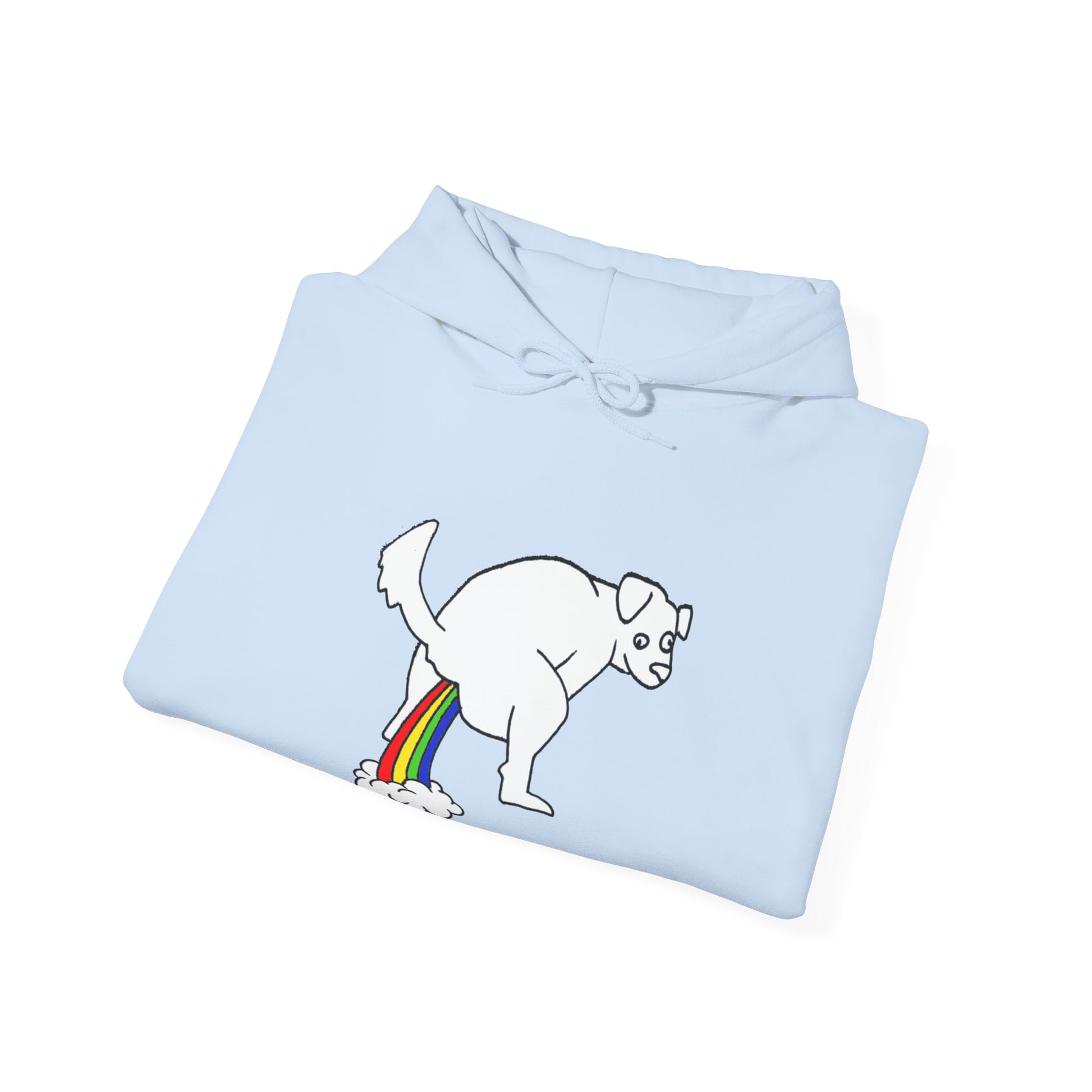 Unisex Hooded Sweatshirt -  Doggy Rainbow Factory - ALIQUOS
