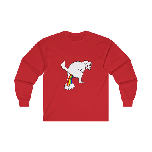 Long Sleeve Tee - Doggy Rainbow Factory - ALIQUOS