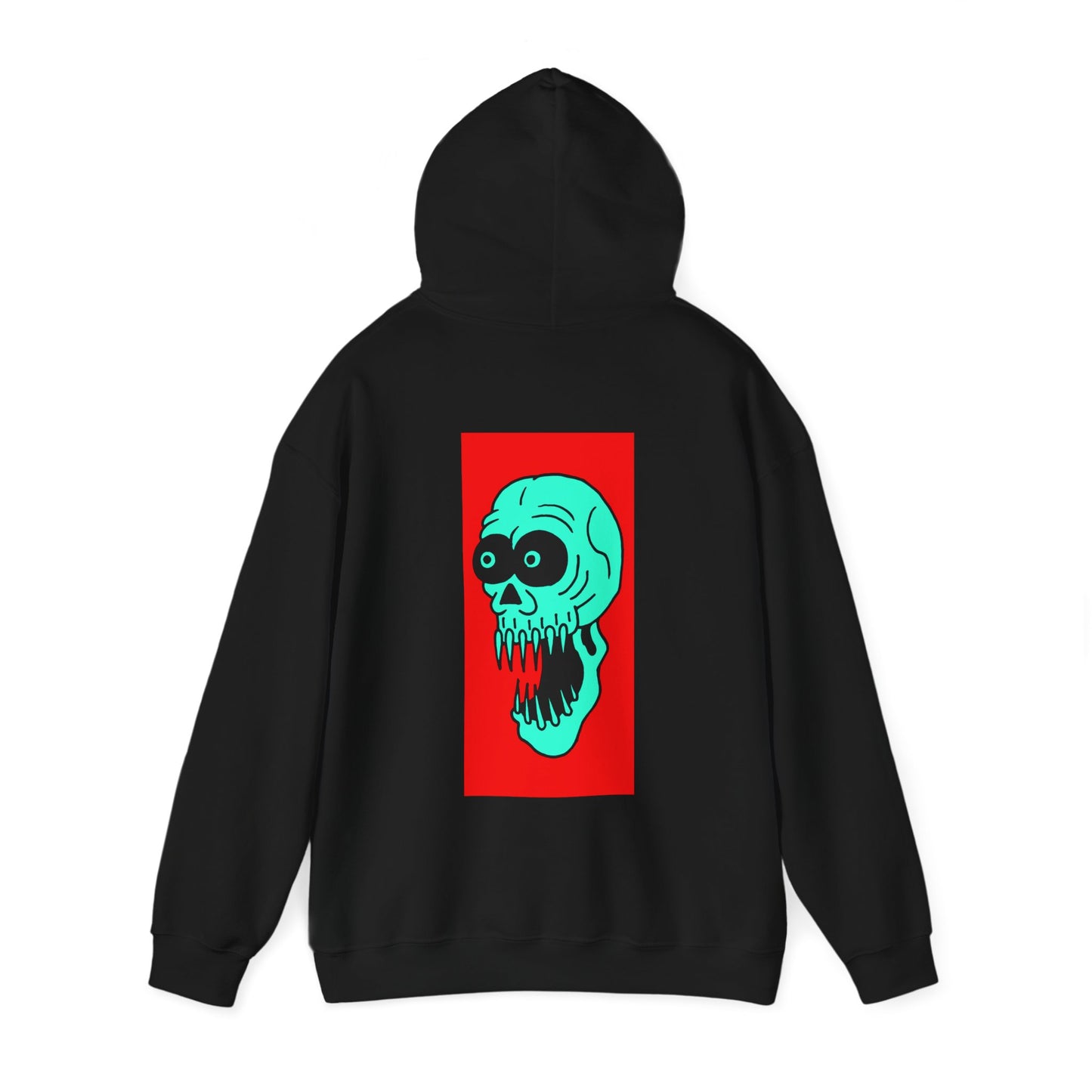 Sweat à capuche unisexe - Monstre fluo 