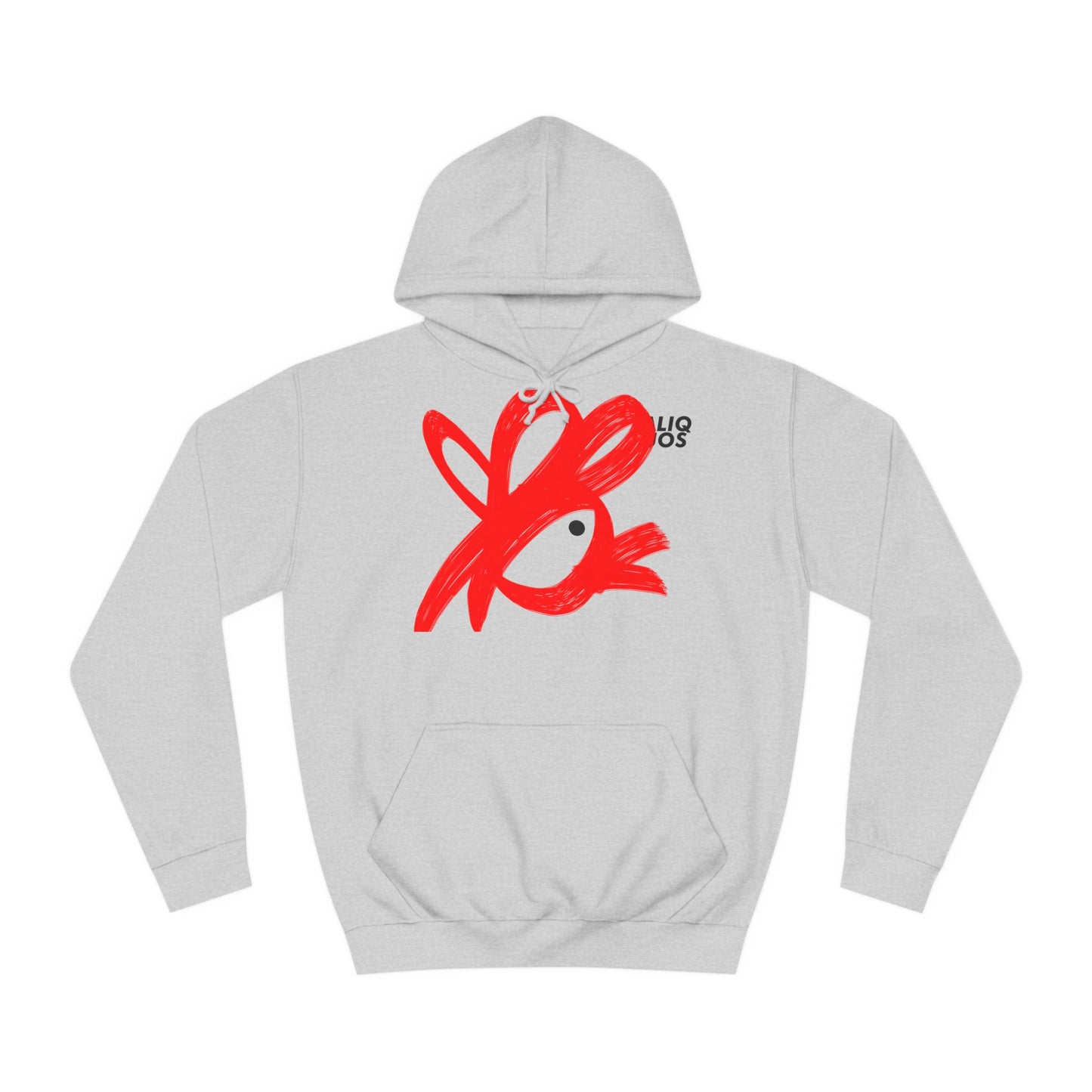 Unisex College Hoodie Painted Chicken - ALIQUOS