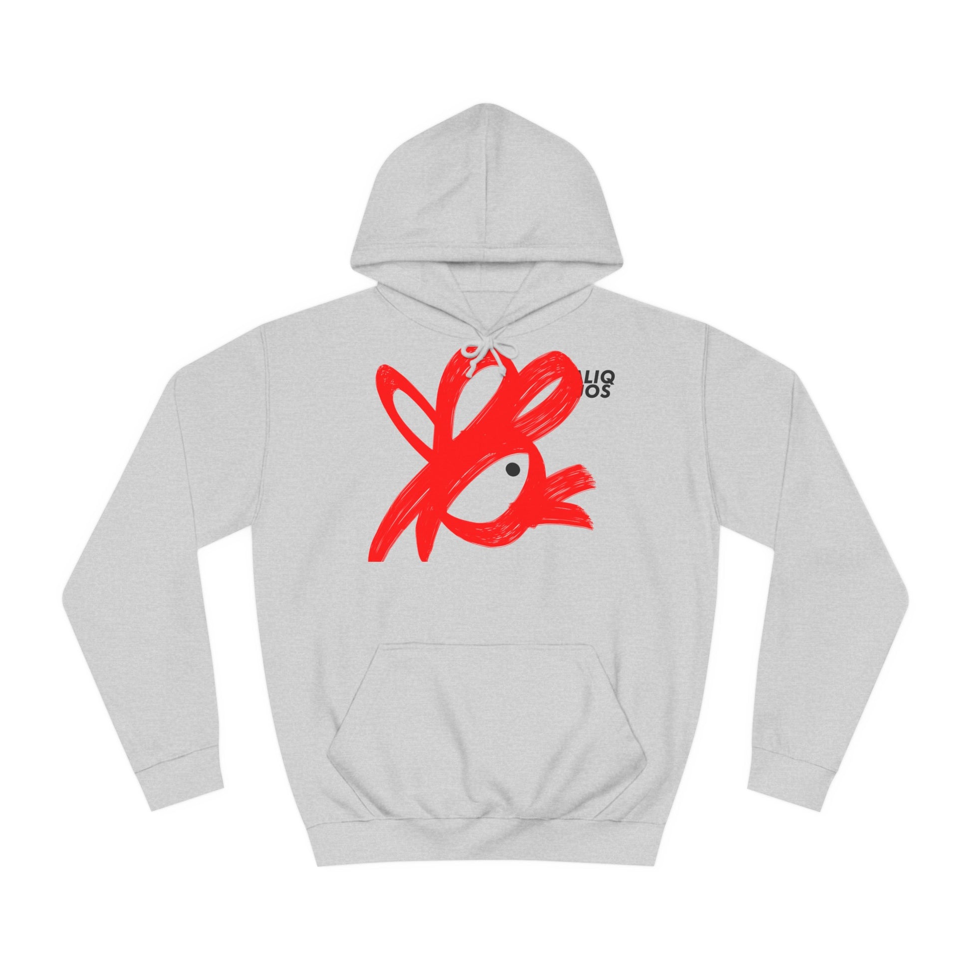 Unisex College Hoodie Painted Chicken - ALIQUOS