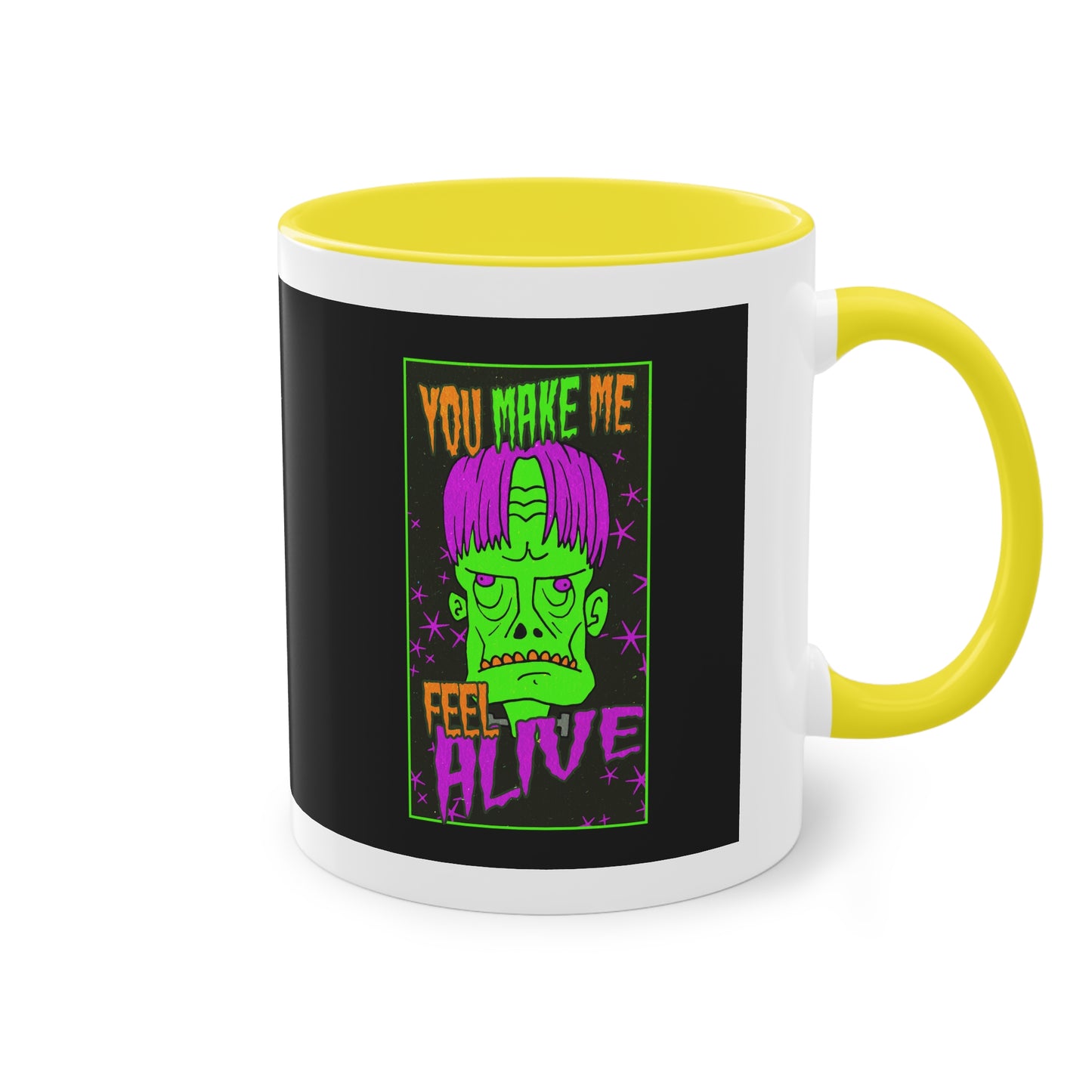 Two Tone Mug - Frankenstein Monster Design - ALIQUOS