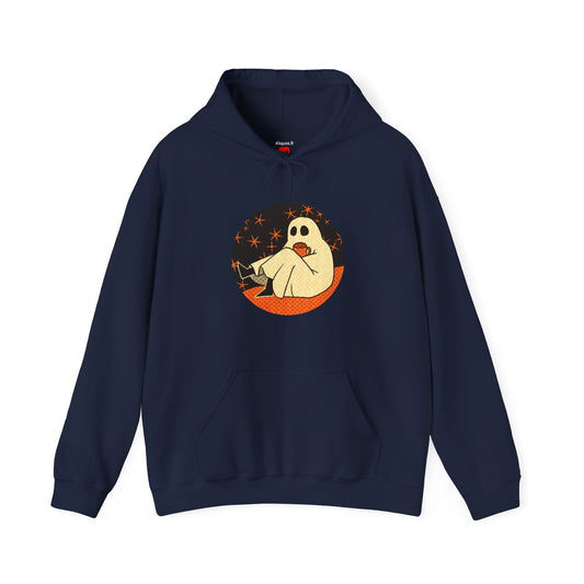 Sweat à capuche unisexe - Motif « Moonlit Coffee » 