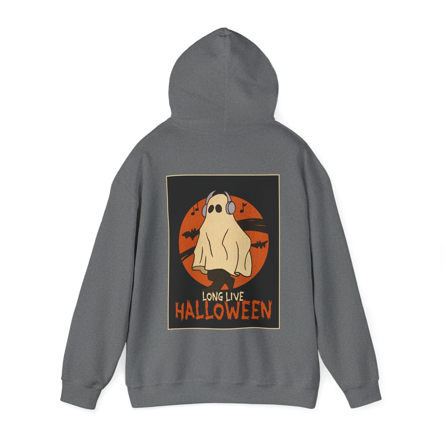 Sweat à capuche unisexe - Motif « Fantôme musical » 