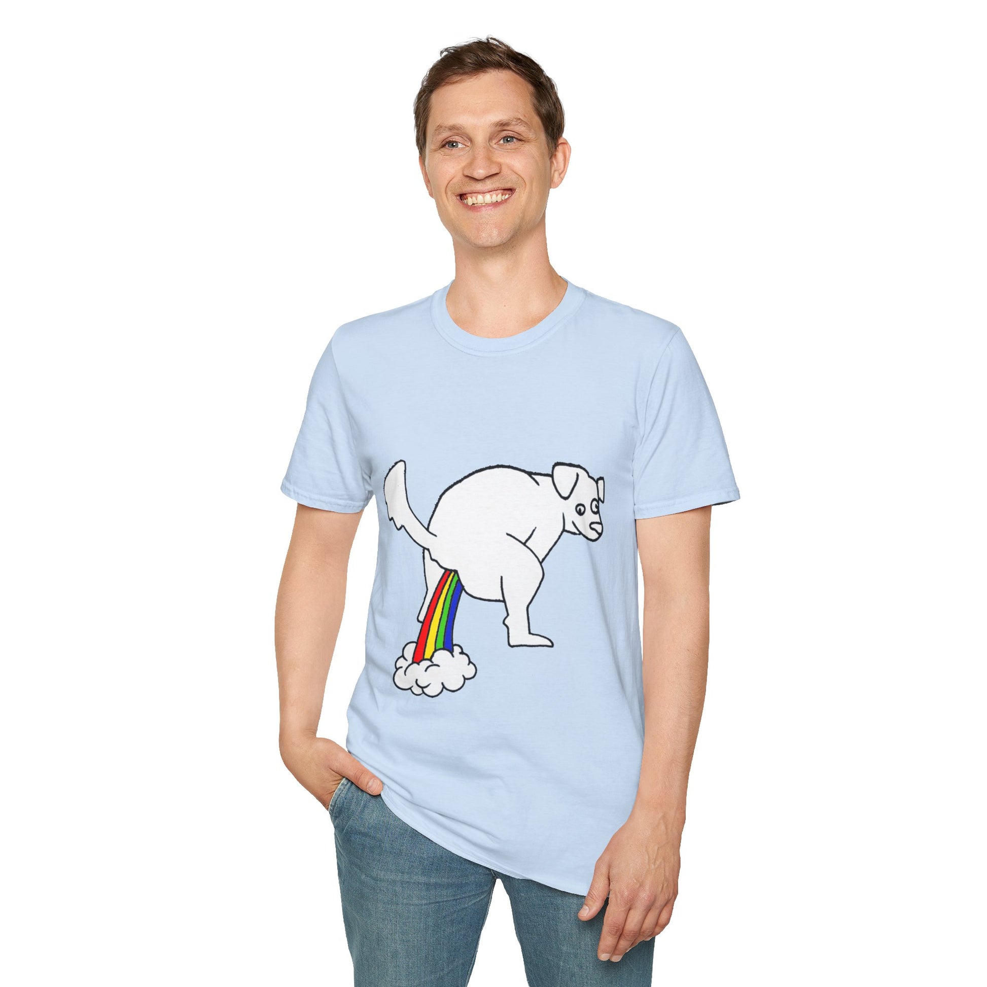 Unisex T-Shirt - Doggy Rainbow Factory - ALIQUOS