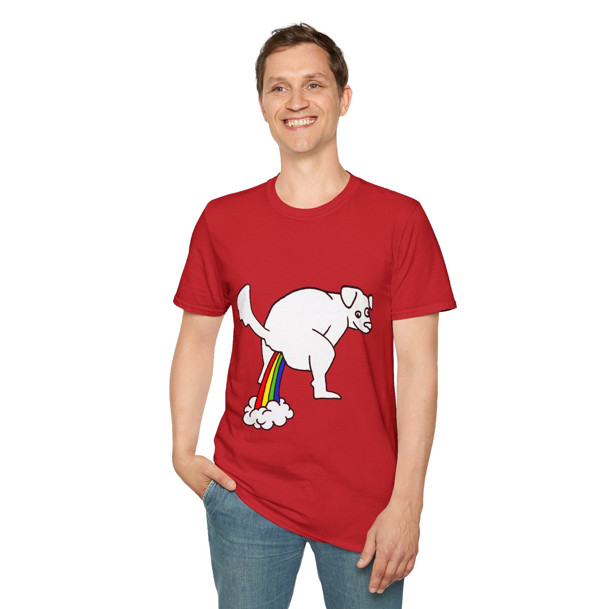 Unisex T-Shirt - Doggy Rainbow Factory - ALIQUOS