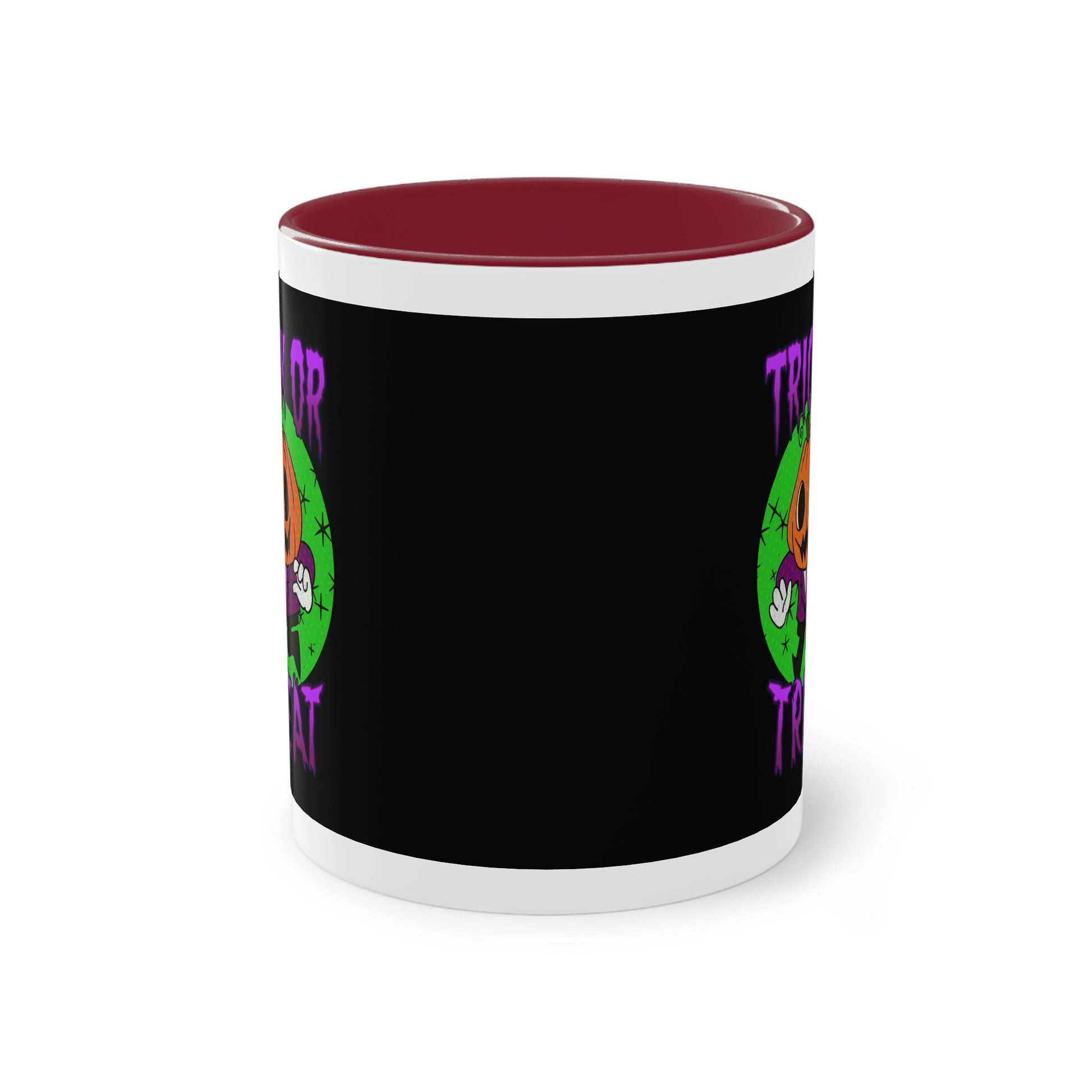 Two Tone Mug - Halloween Jack O' Lantern - ALIQUOS
