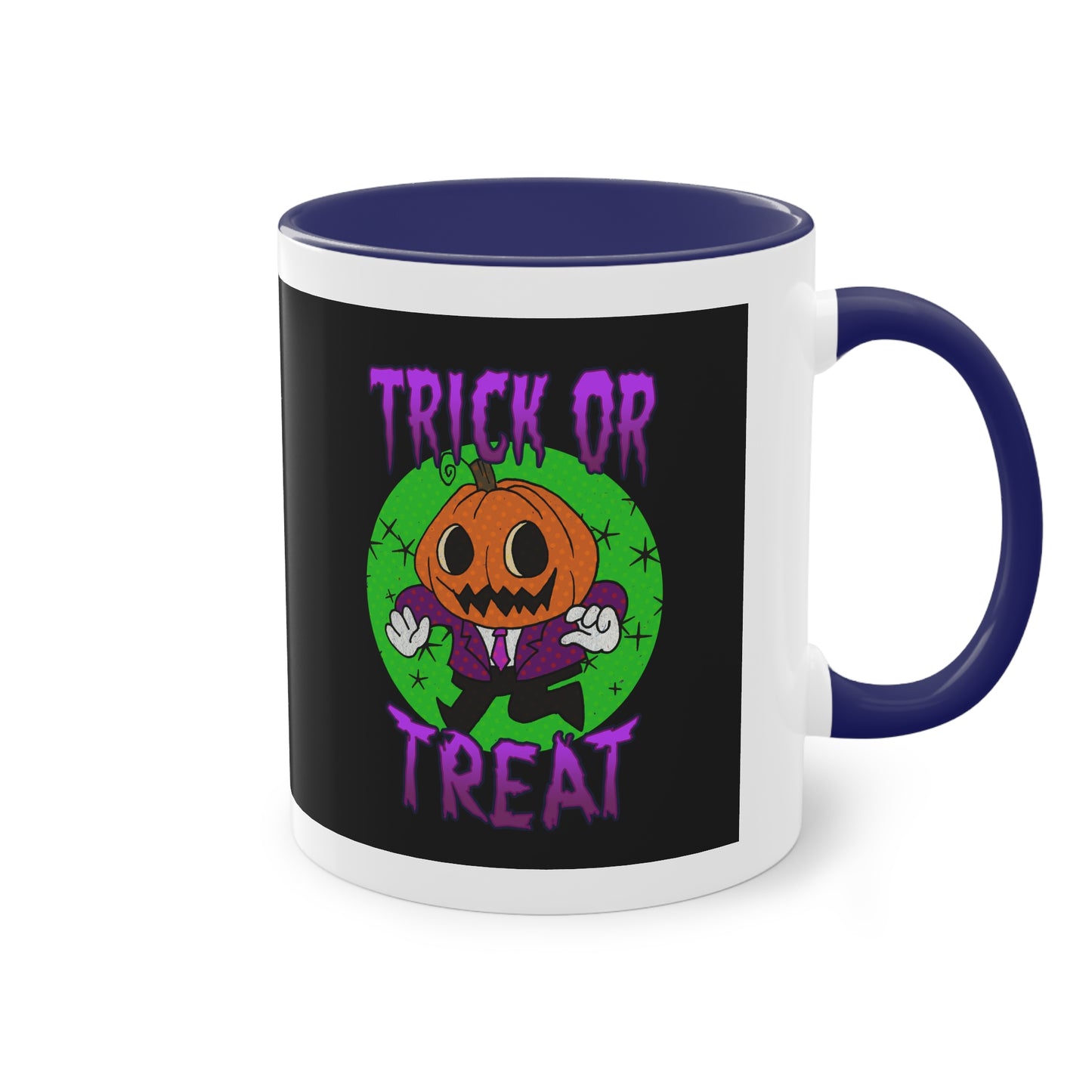 Two Tone Mug - Halloween Jack O' Lantern - ALIQUOS