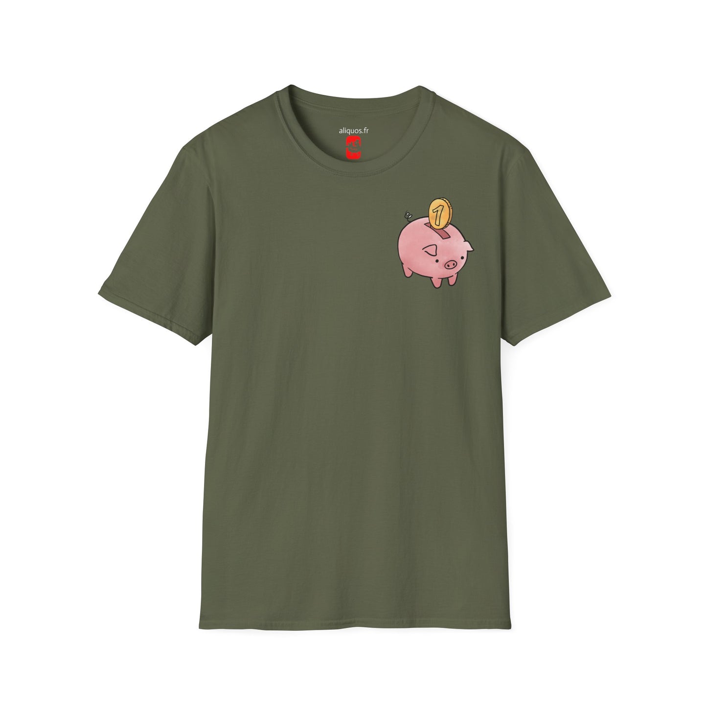 Unisex T-Shirt - Piggy Bank -  Aliquos