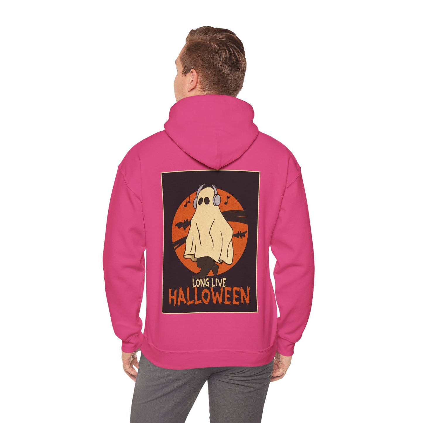 Sweat à capuche unisexe - Motif « Fantôme musical » 