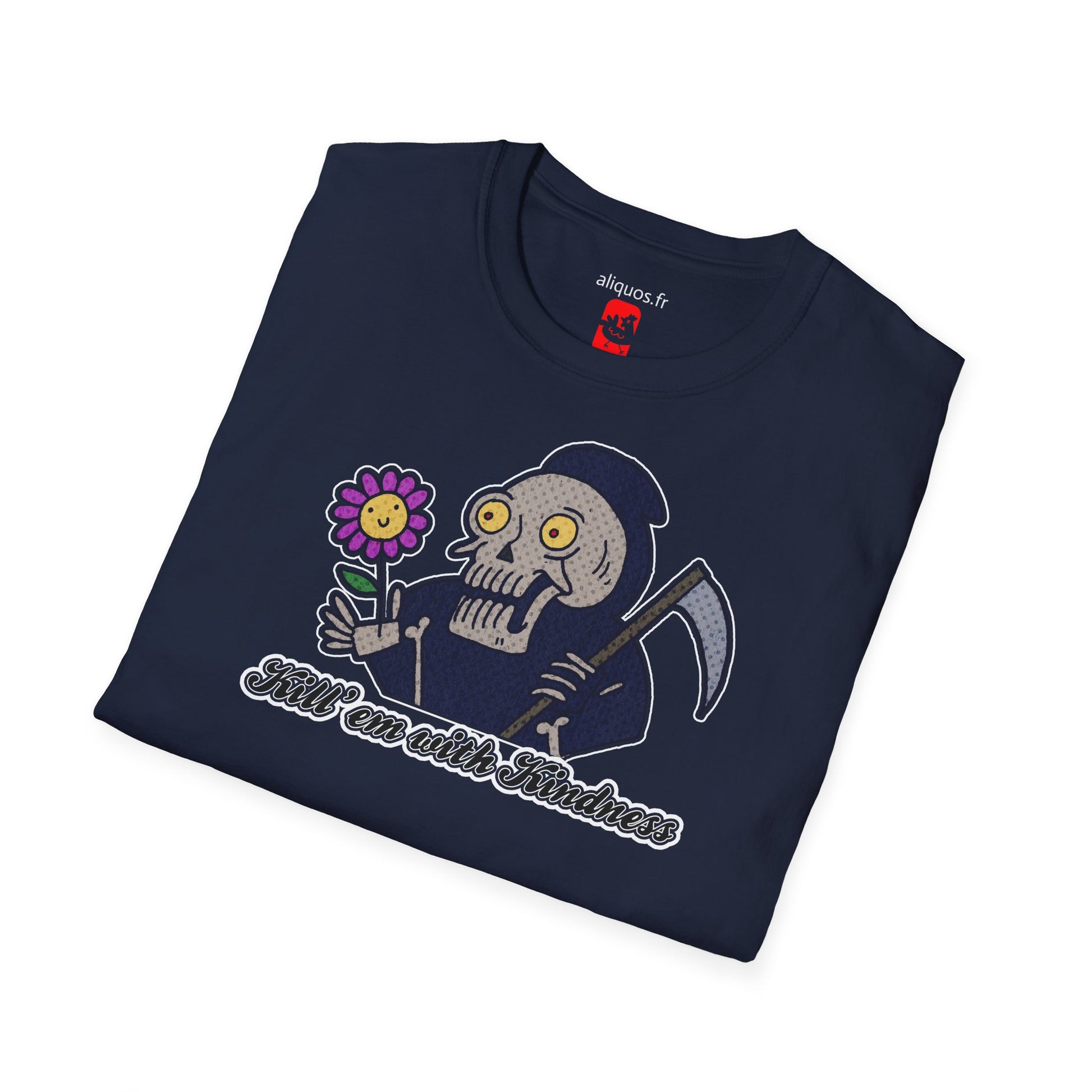 Unisex Tee - Kill Them With Kindness Design - ALIQUOS