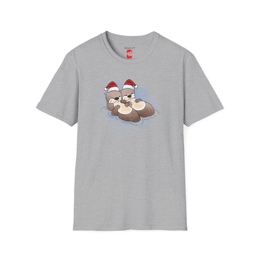 Unisex T-Shirt - Christmas Otter 8