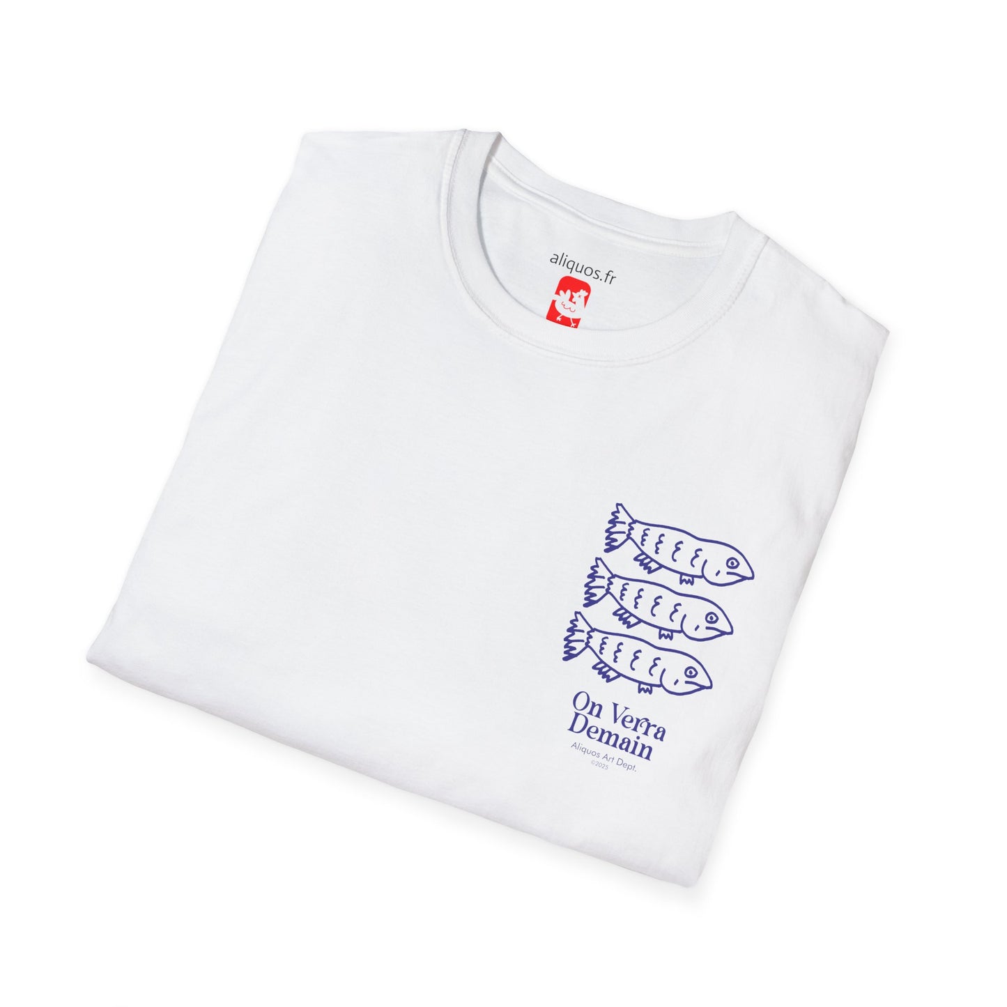 T-shirt unisexe - Trois poissons - On Verra Demain - Aliquos