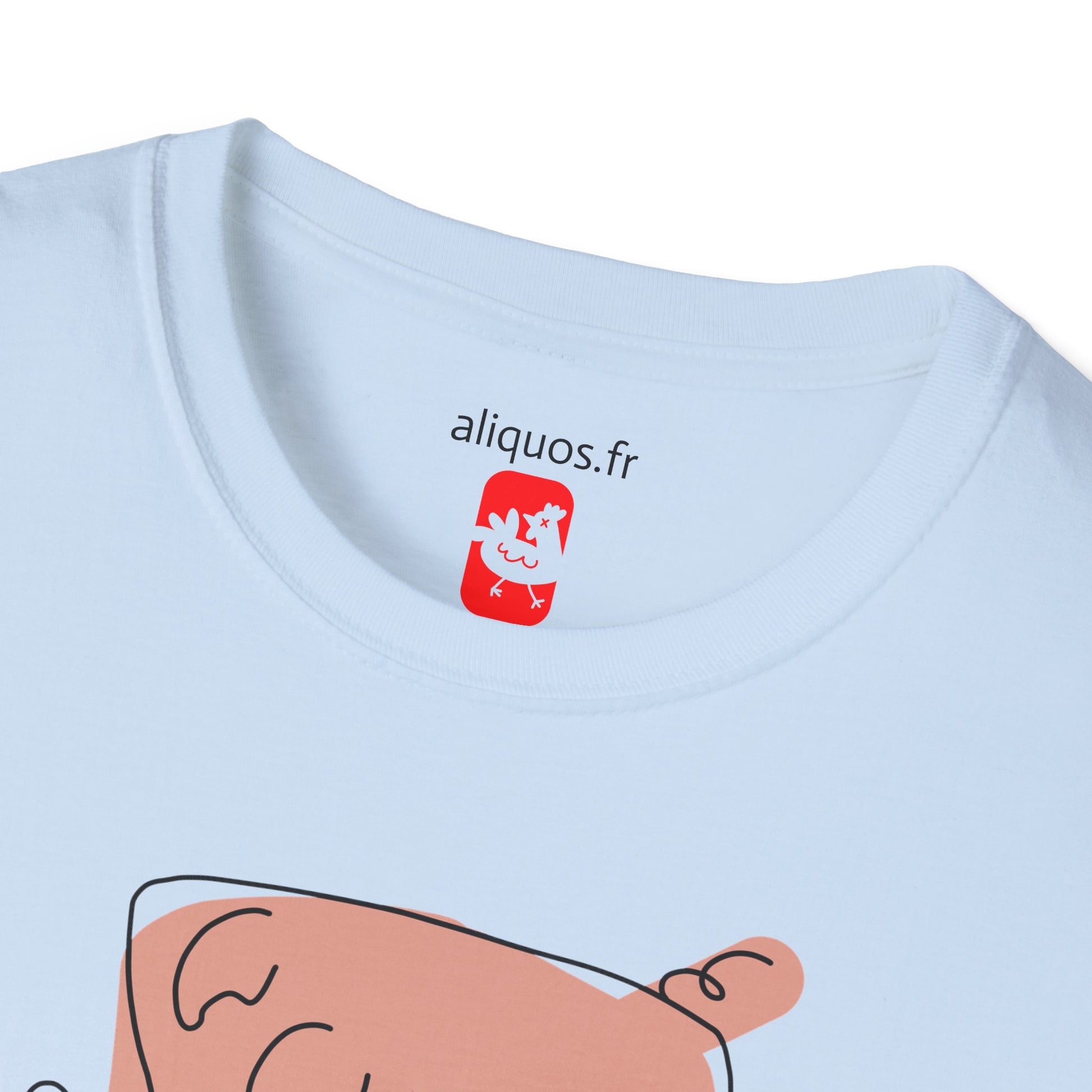 Blocky Piggy Unisex Tee - ALIQUOS