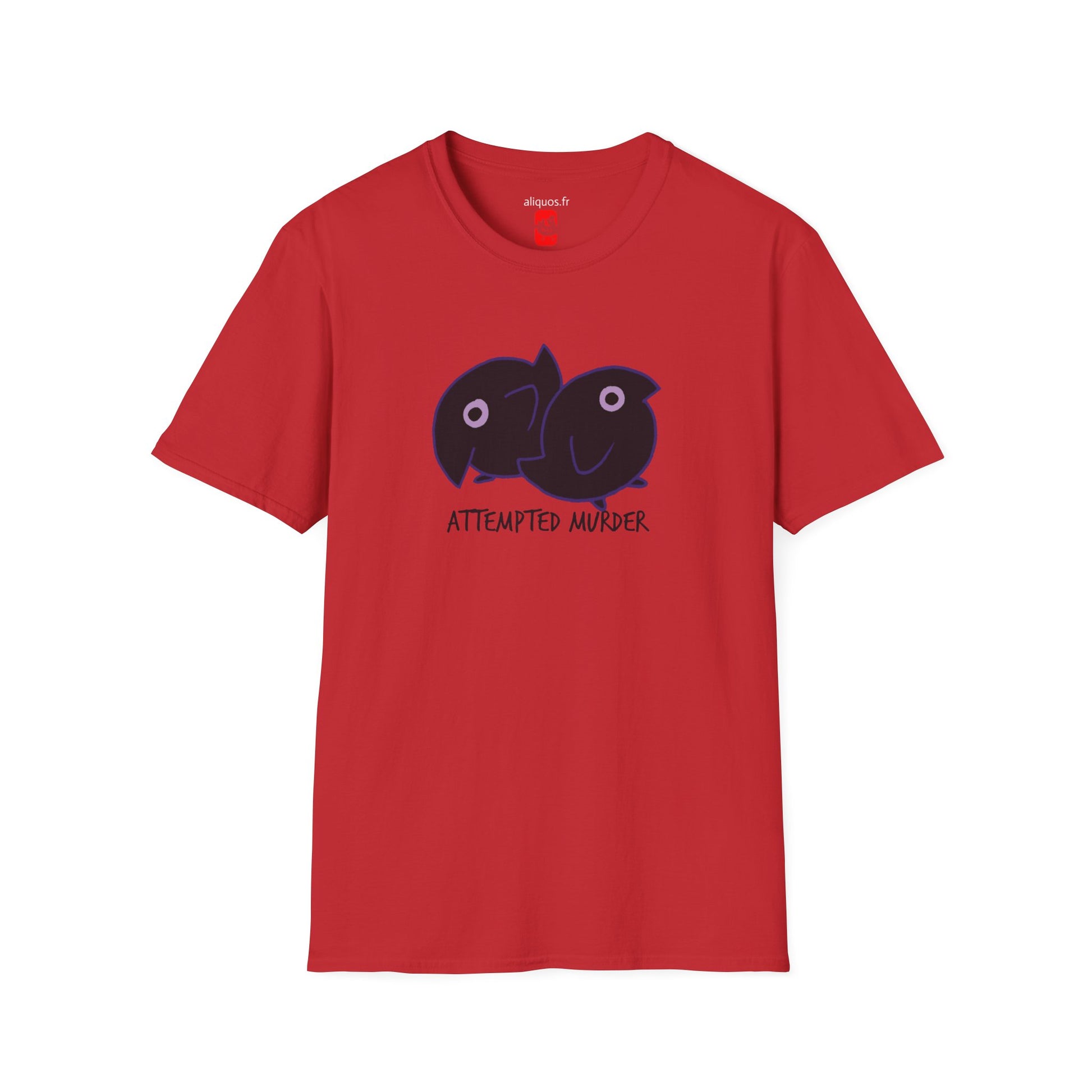 Unisex Tee - Attempted Murder Design - ALIQUOS