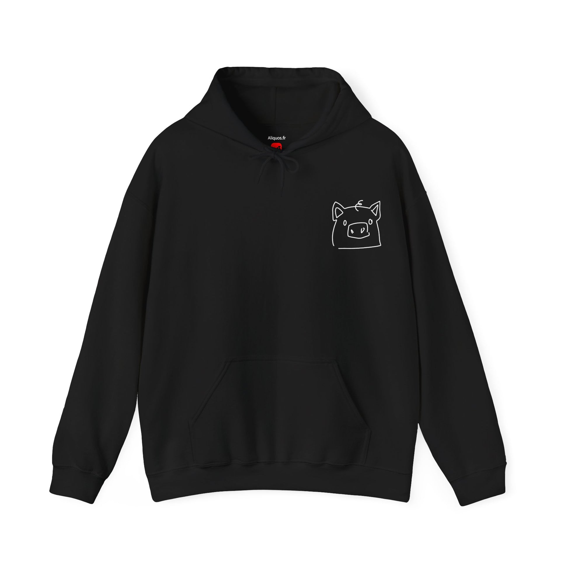 Piggy Face Unisex Hooded Sweatshirt - ALIQUOS