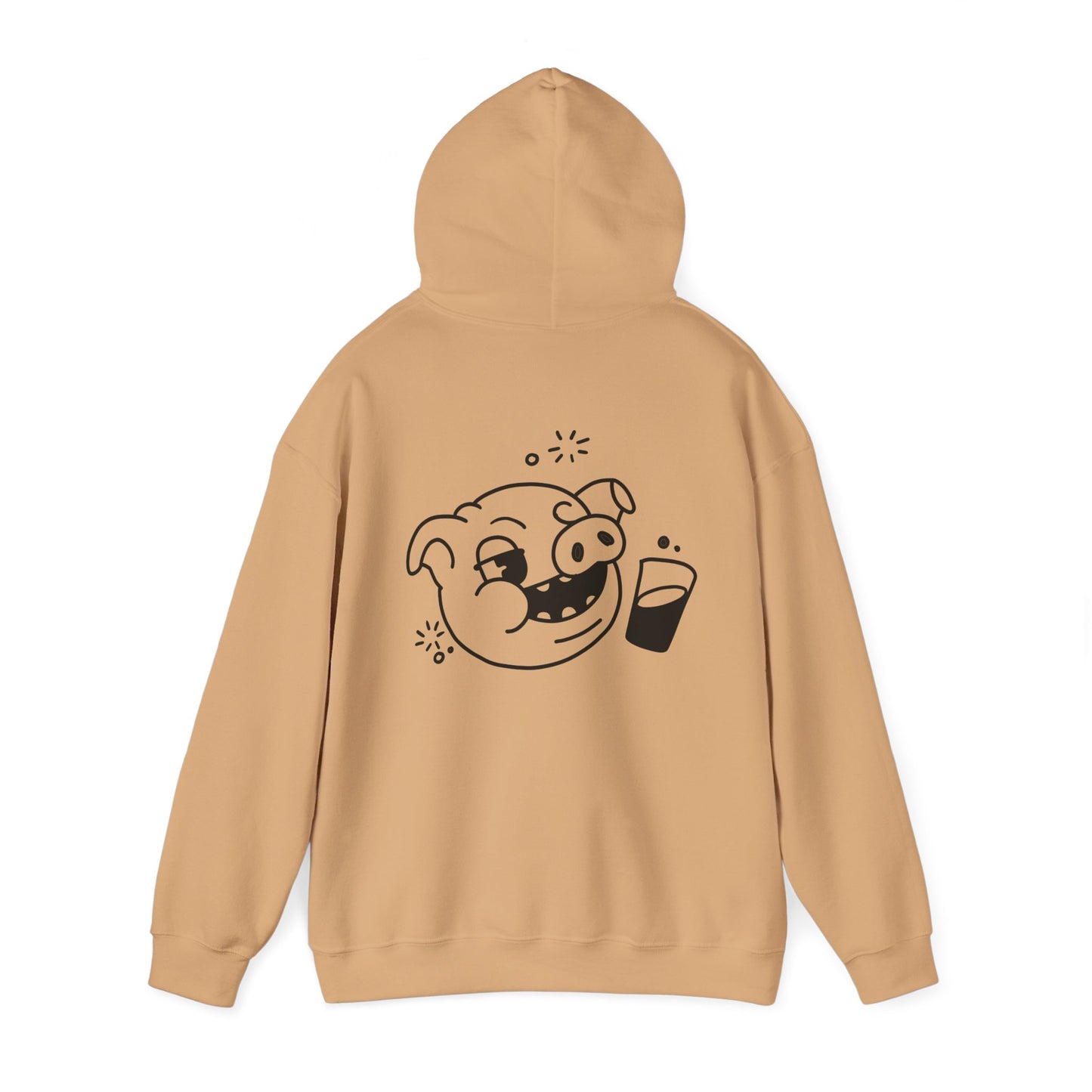 Drunken Piggy Unisex Hooded Sweatshirt - ALIQUOS