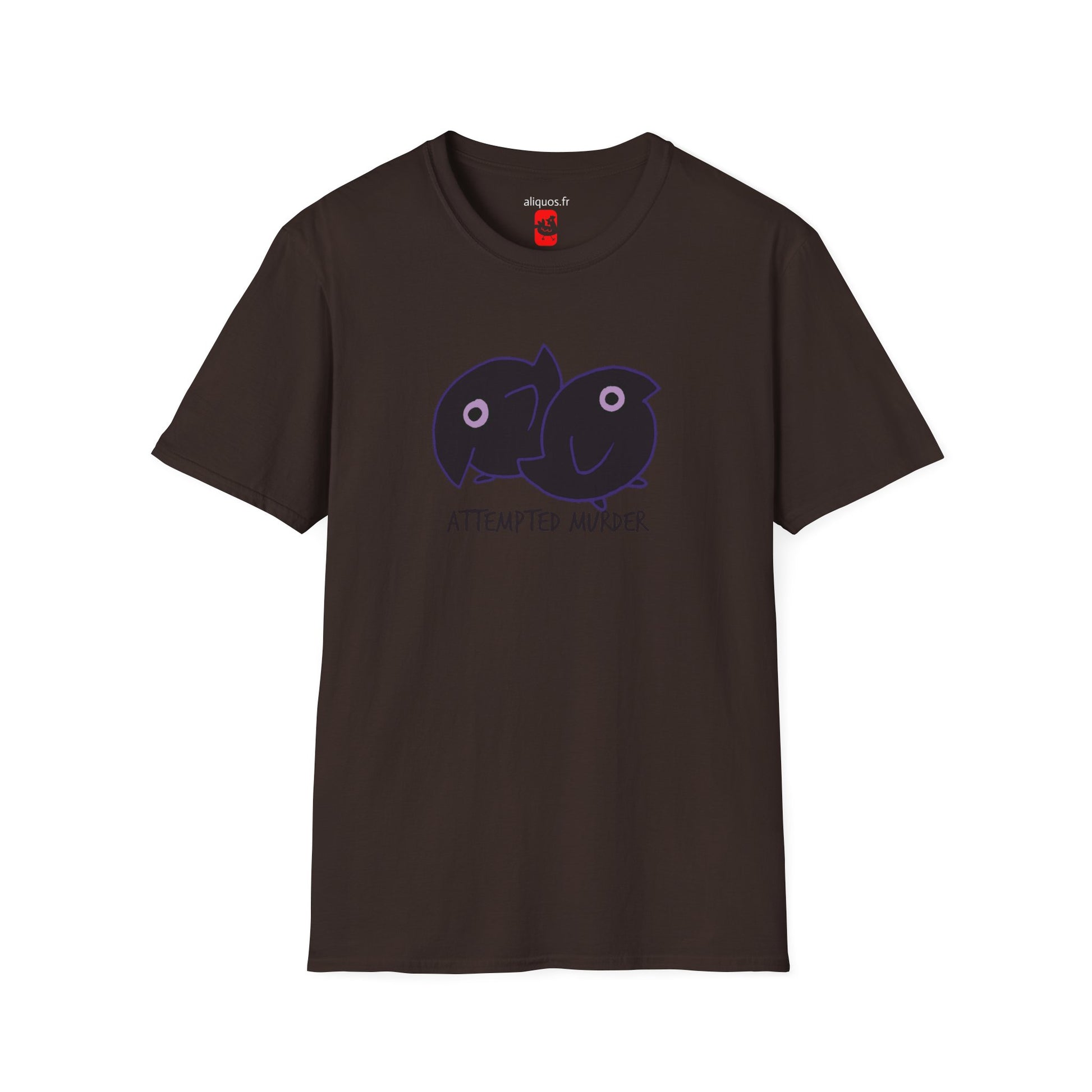 Unisex Tee - Attempted Murder Design - ALIQUOS