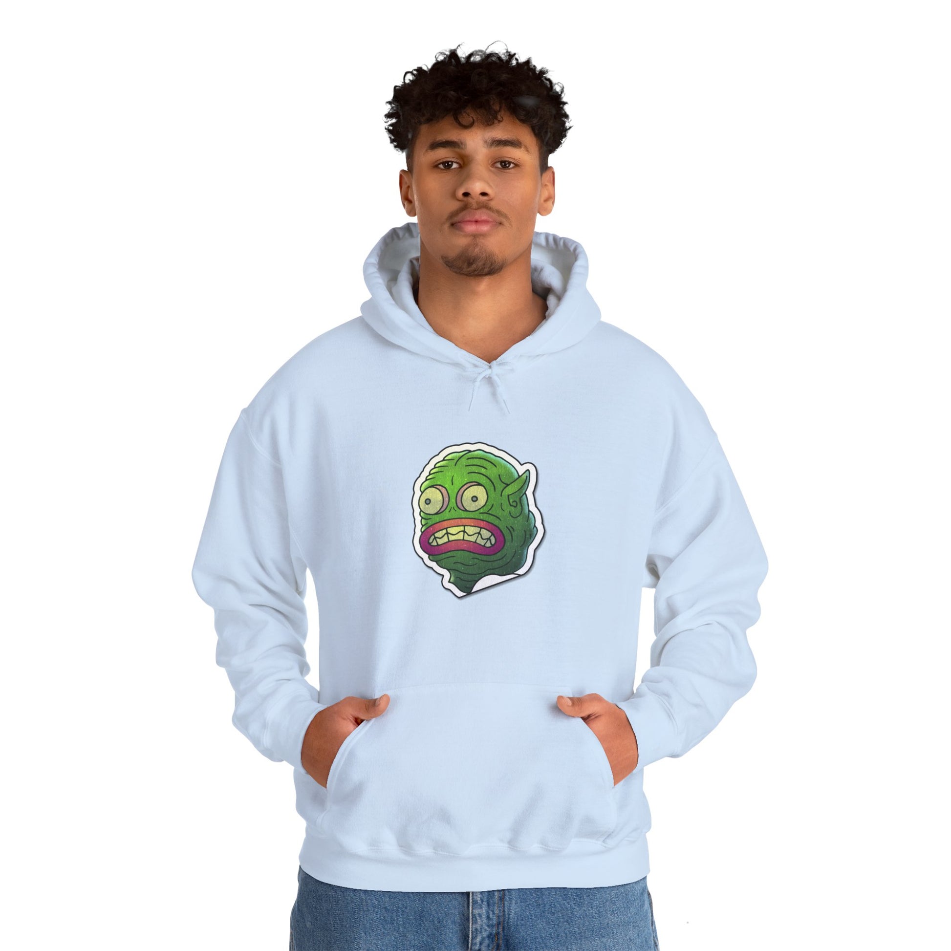 Unisex Hooded Sweatshirt - Water Monster Design - ALIQUOS
