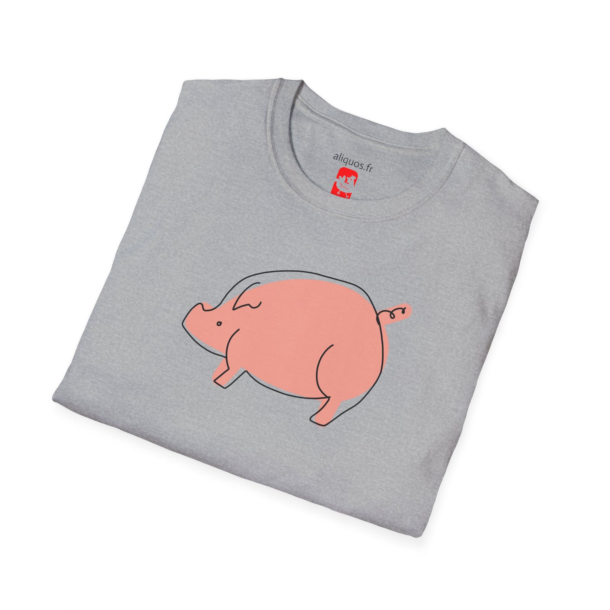 Chubby Piggy Unisex Tee - ALIQUOS