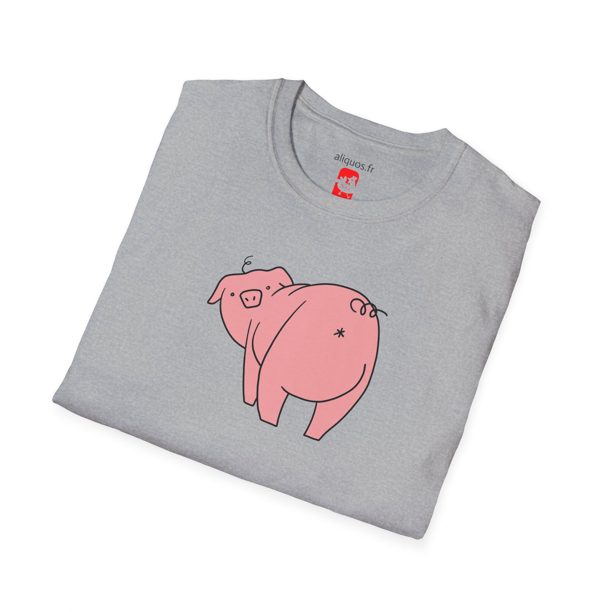 Piggy Rear Unisex Tee - ALIQUOS