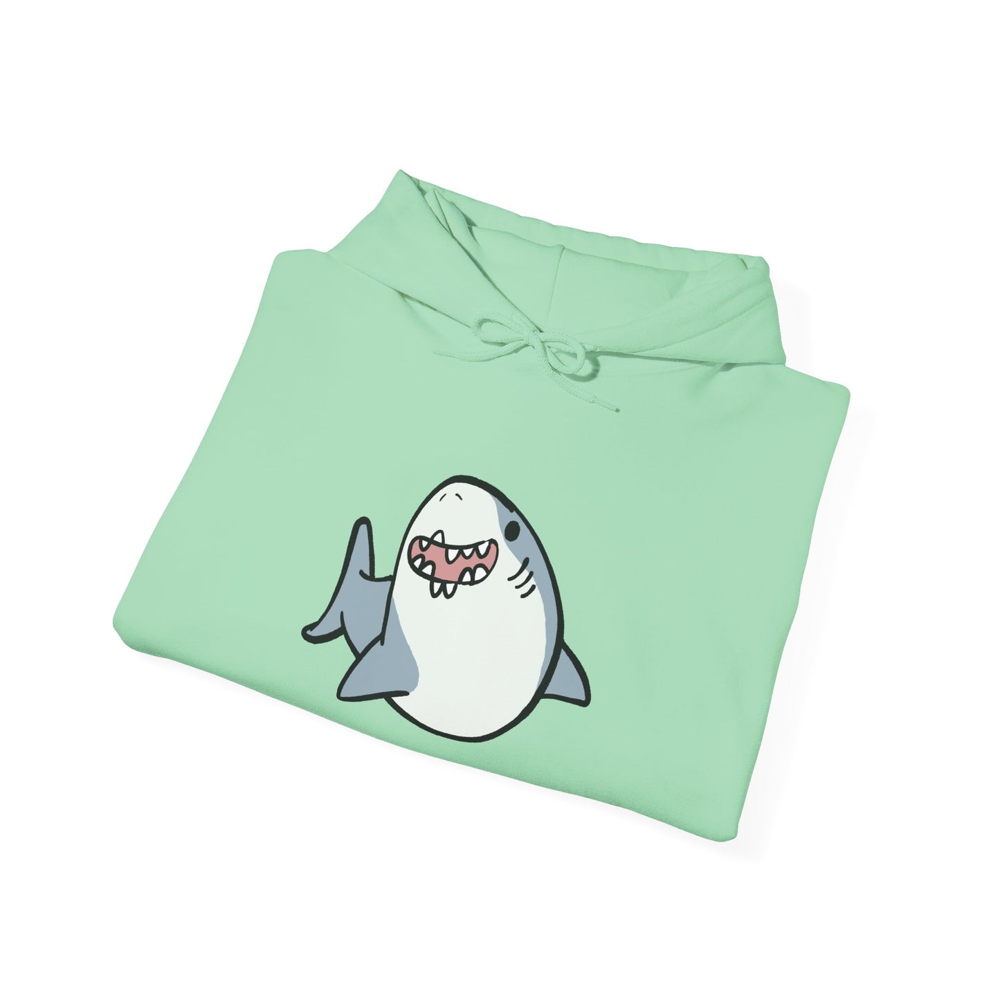 Sweat à capuche unisexe - Happy Shark - Aliquos 
