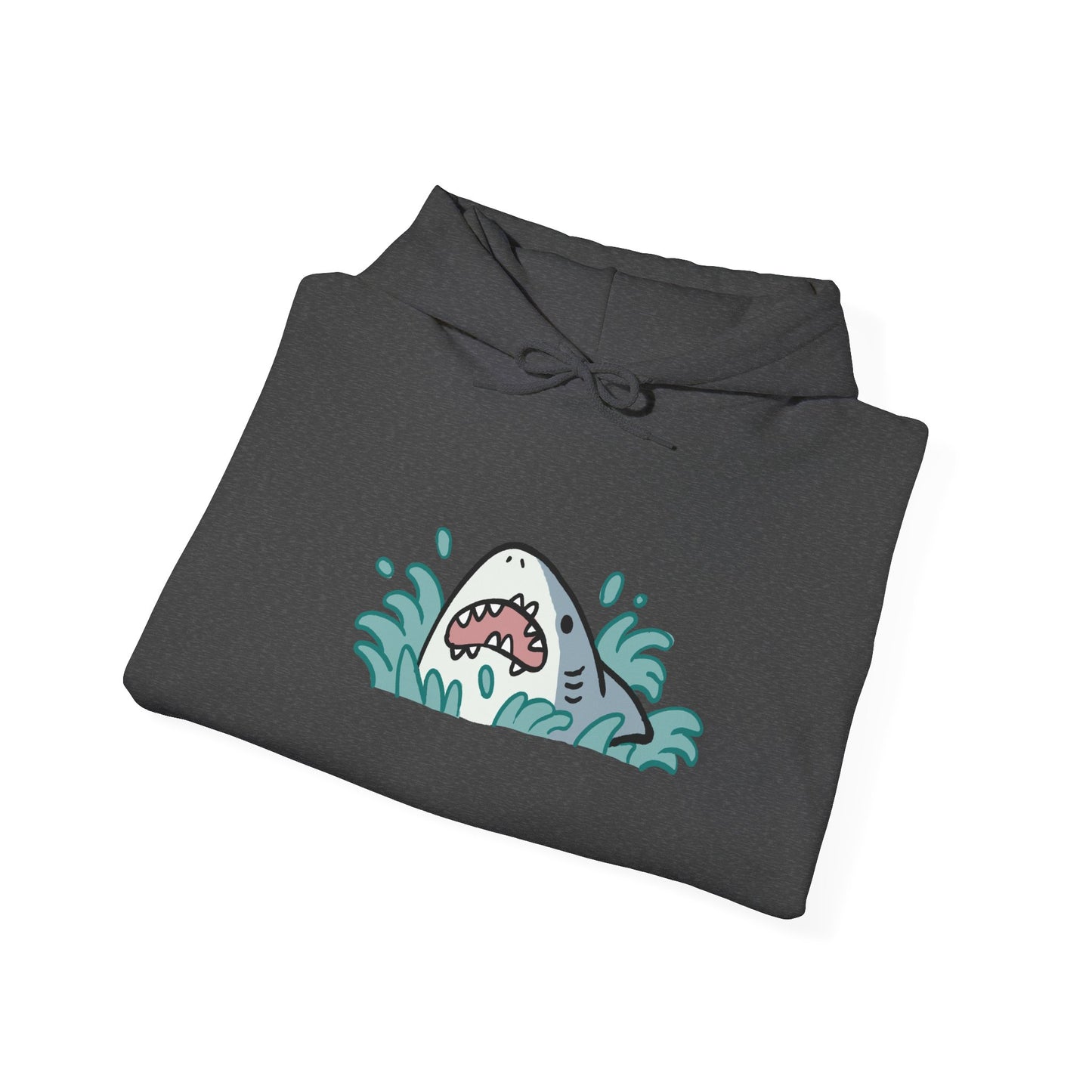 Unisex Hooded Sweatshirt - Surprise Shark - Aliquos